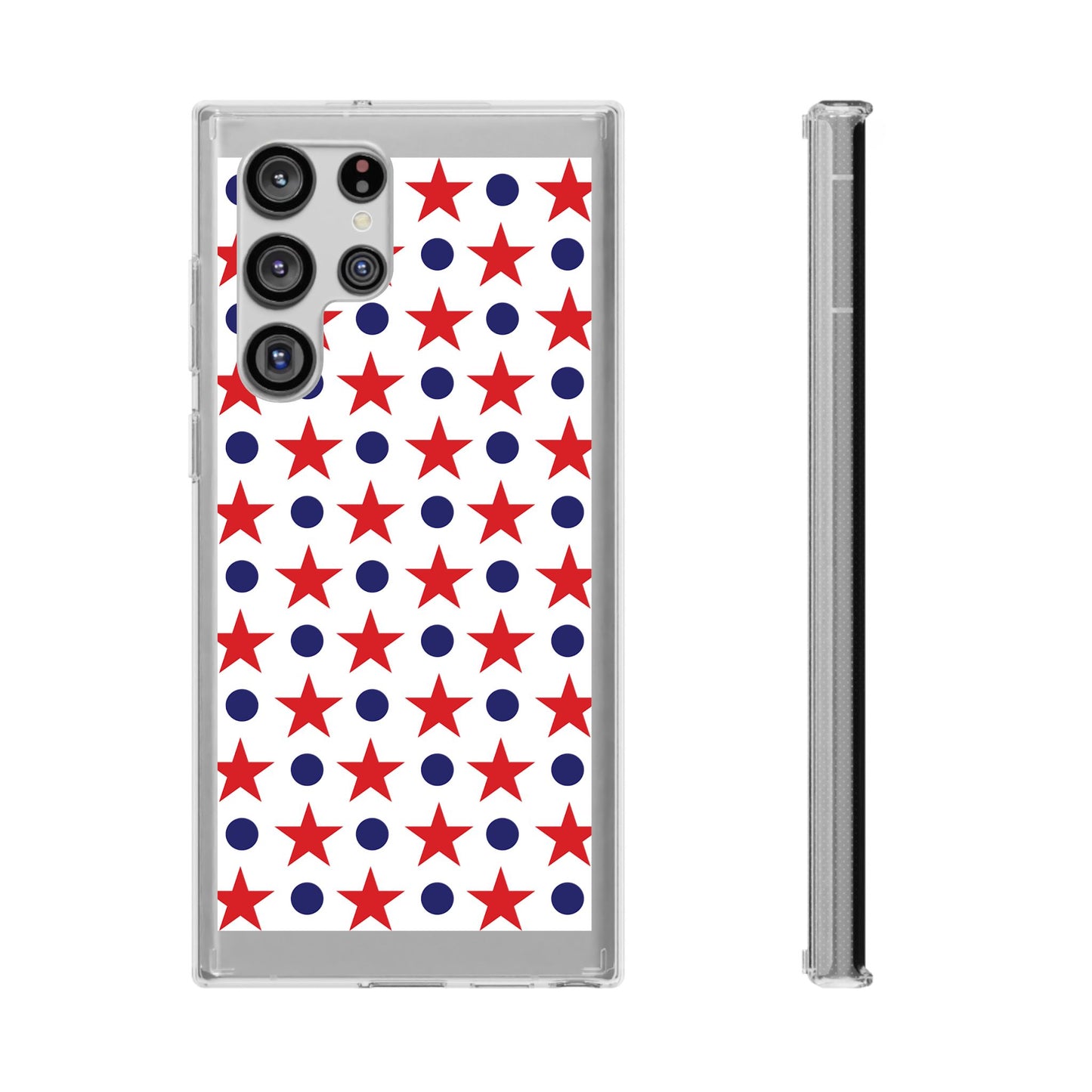 Patriotic Stars and Dots Phone Case