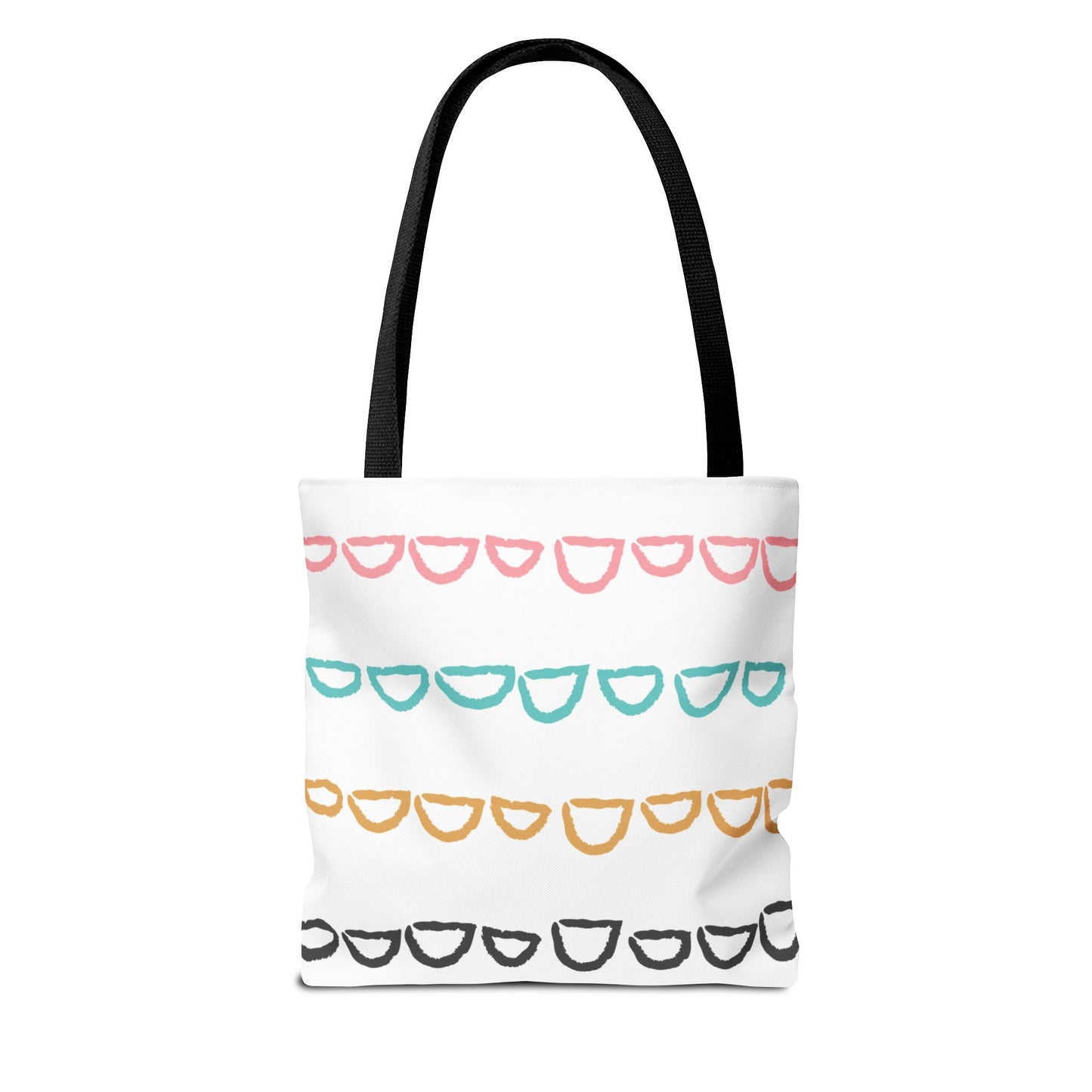 Rainbow Arch Stripes Tote Bag