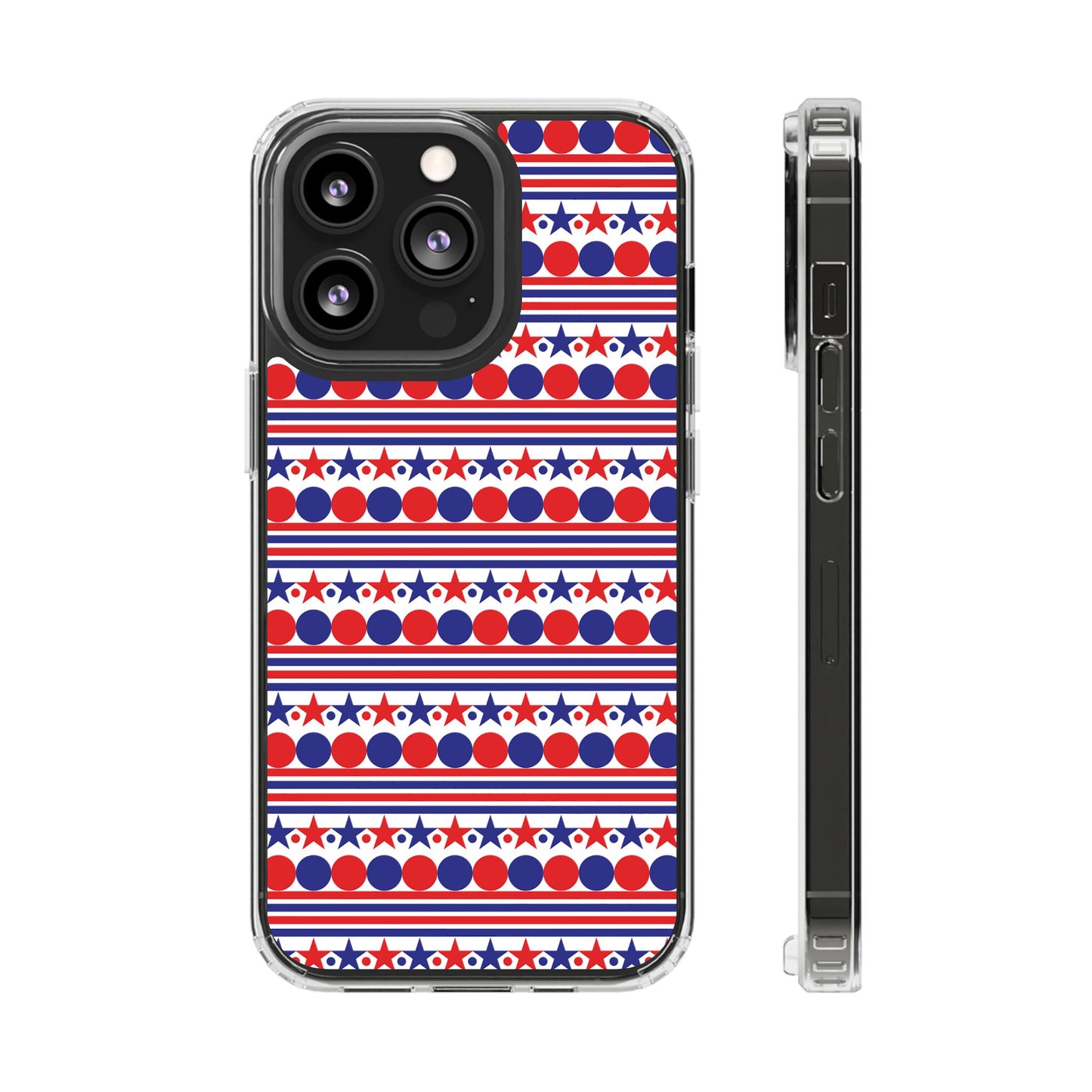 Patriotic Stripes and Stars Phone Case