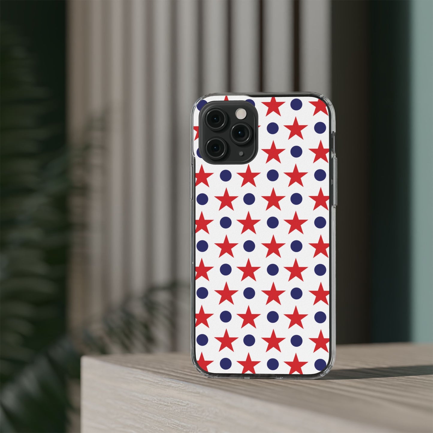 Patriotic Stars and Dots Phone Case