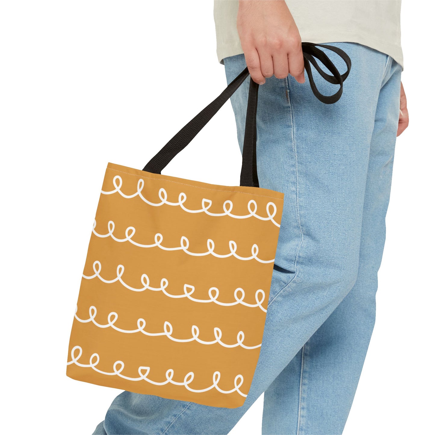 Golden Swirl Tote Bag