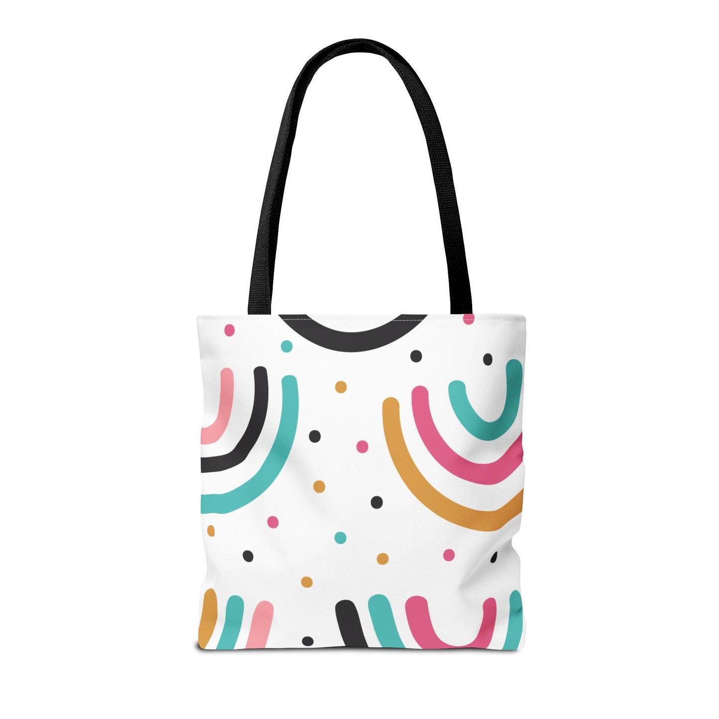 Rainbow Dots Tote Bag