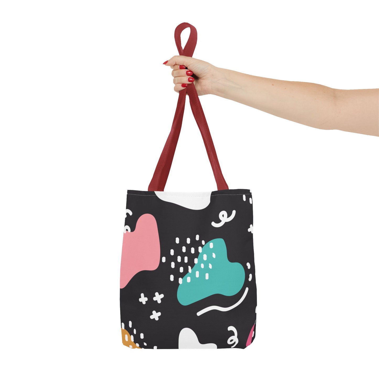 Modern Abstract Shapes Tote Bag