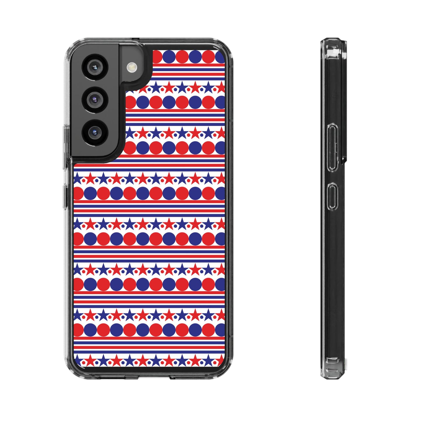 Patriotic Stripes and Stars Phone Case