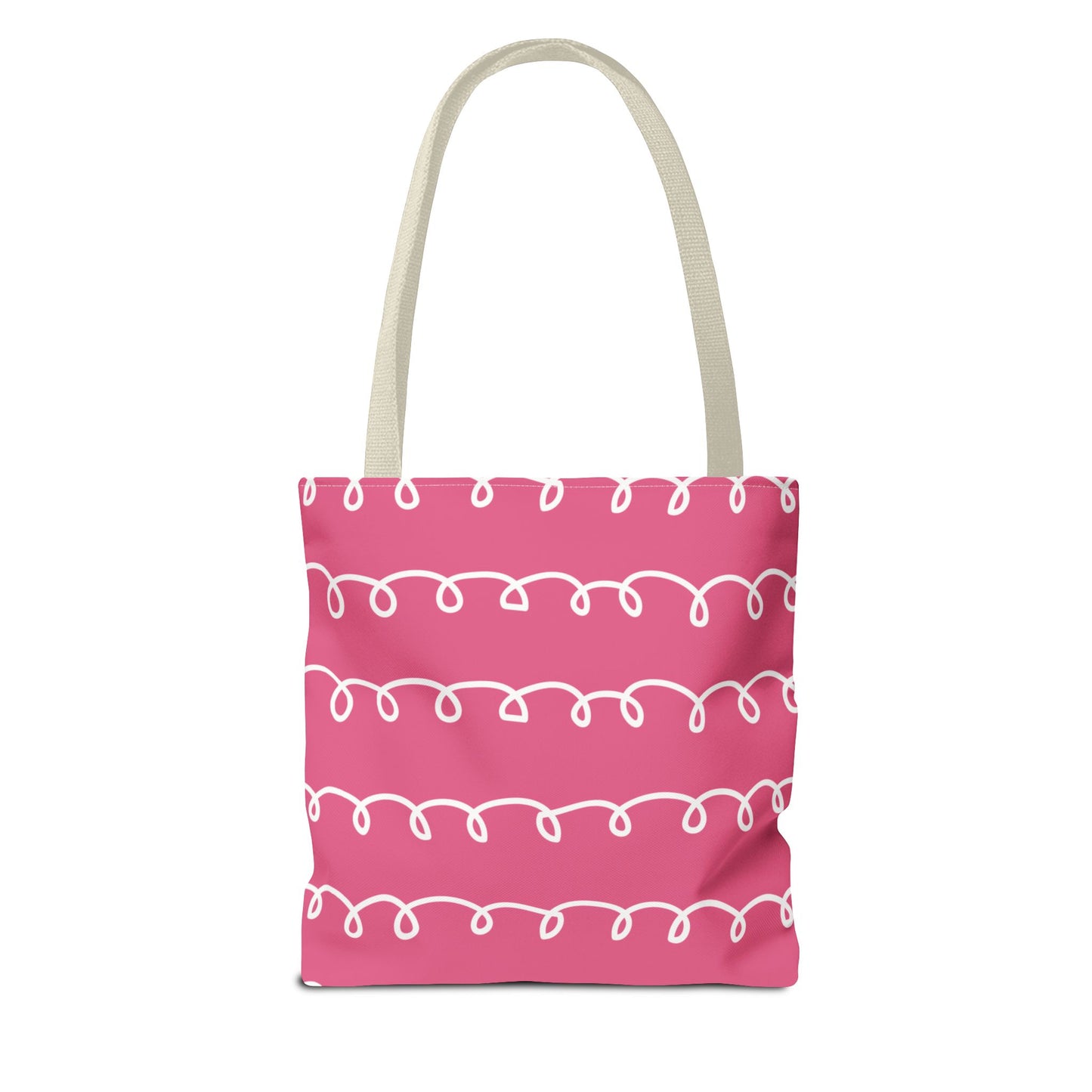 Pink Swirl Tote Bag