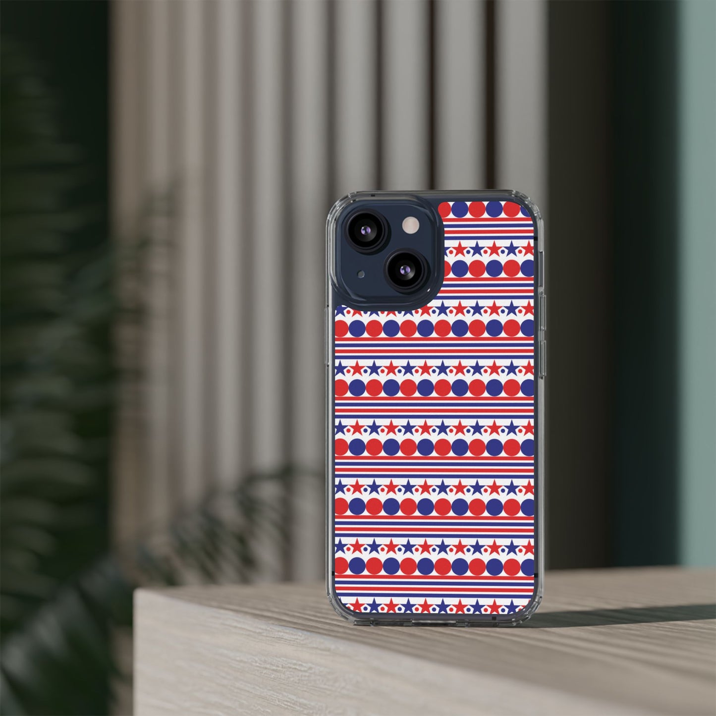 Patriotic Stripes and Stars Phone Case