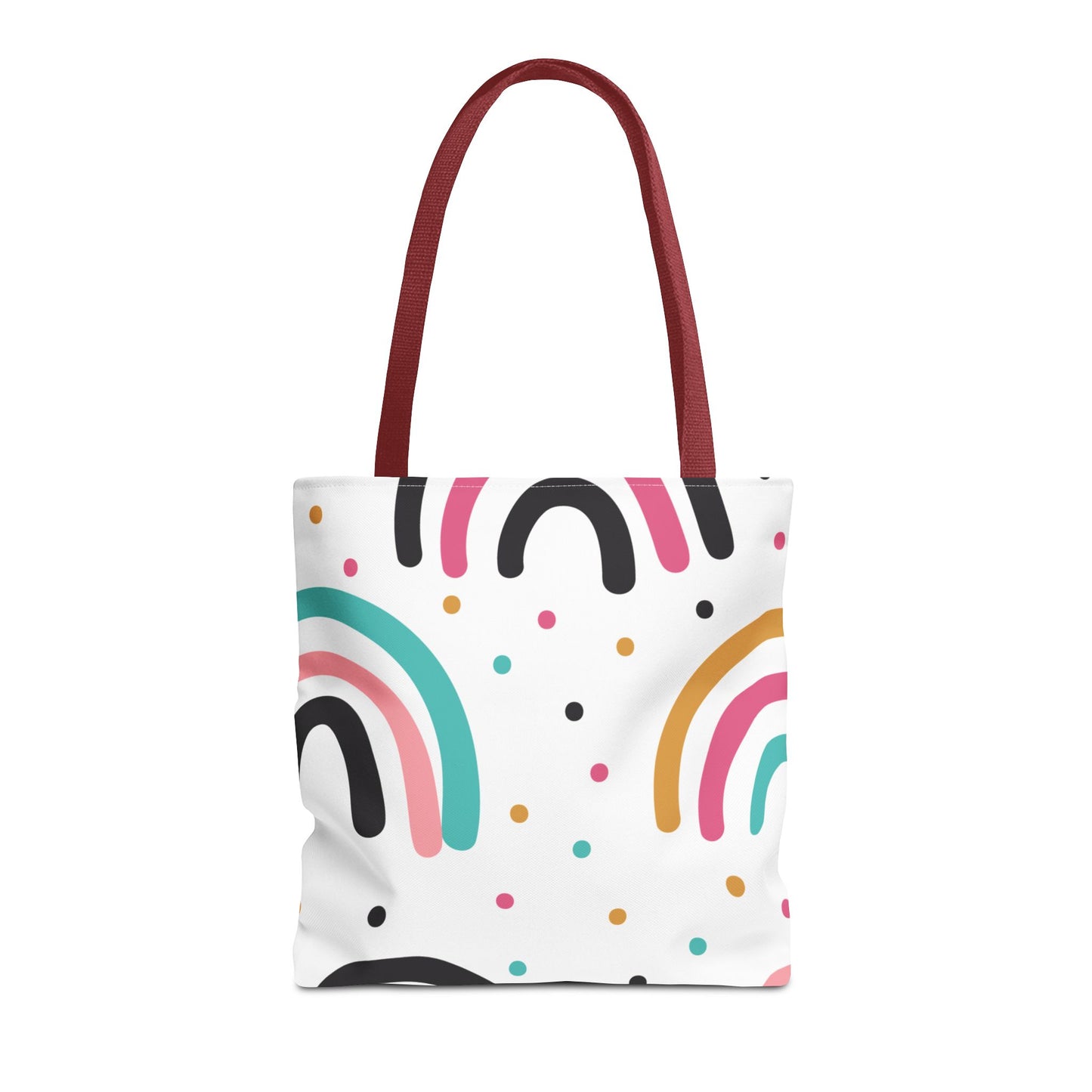 Rainbow Dots Tote Bag