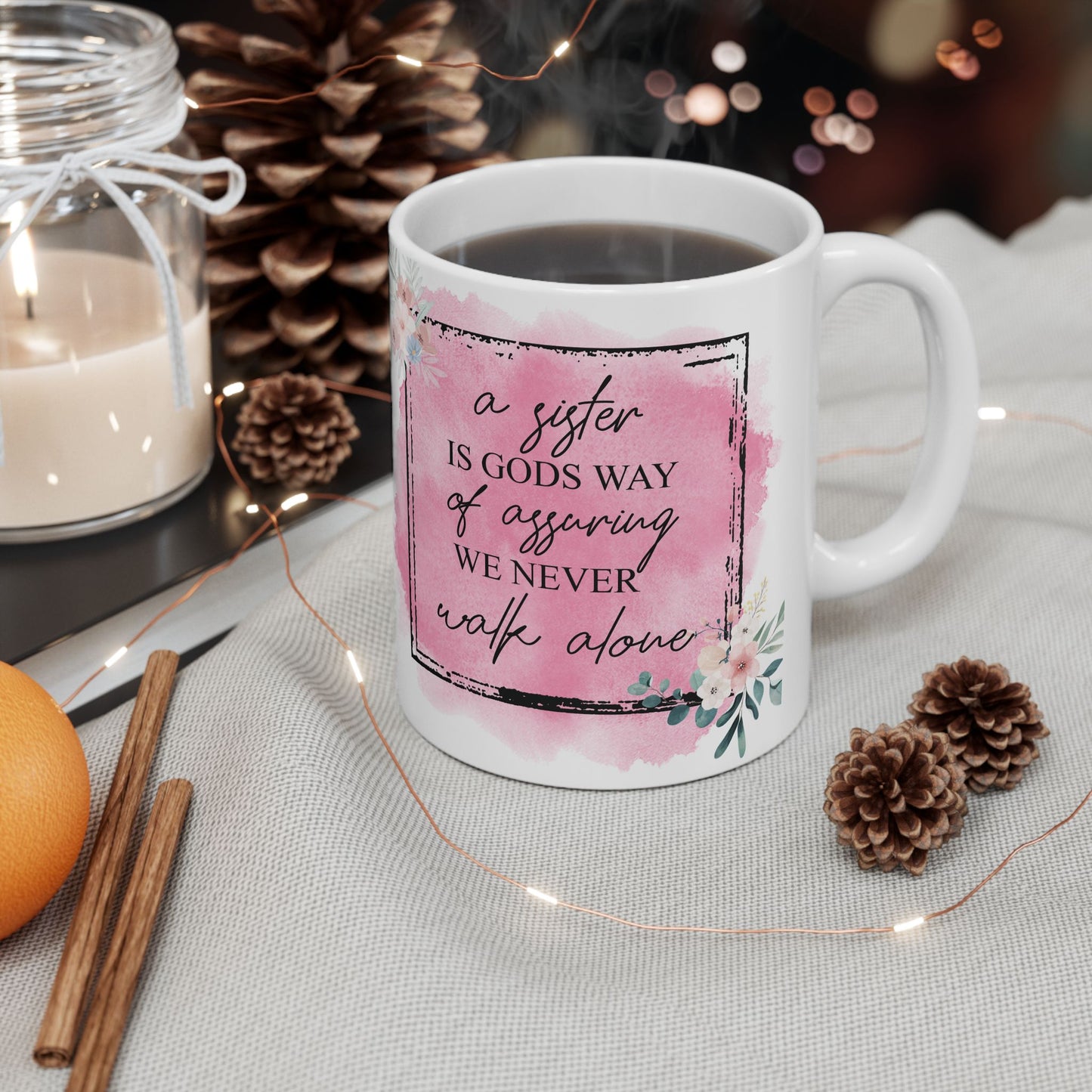 A Sister's Love Ceramic Mug