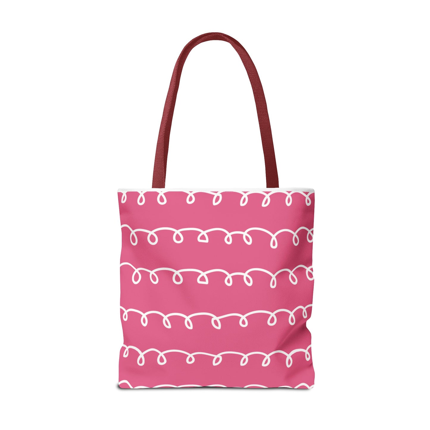 Pink Swirl Tote Bag