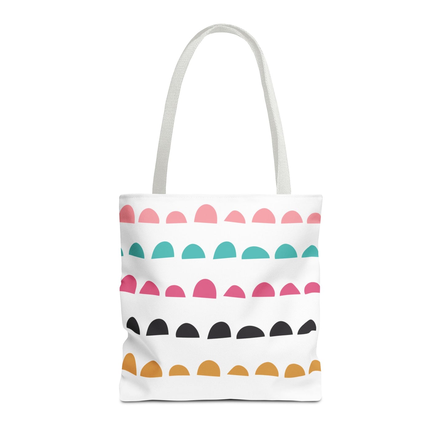 Colorful Arched Dots Tote Bag