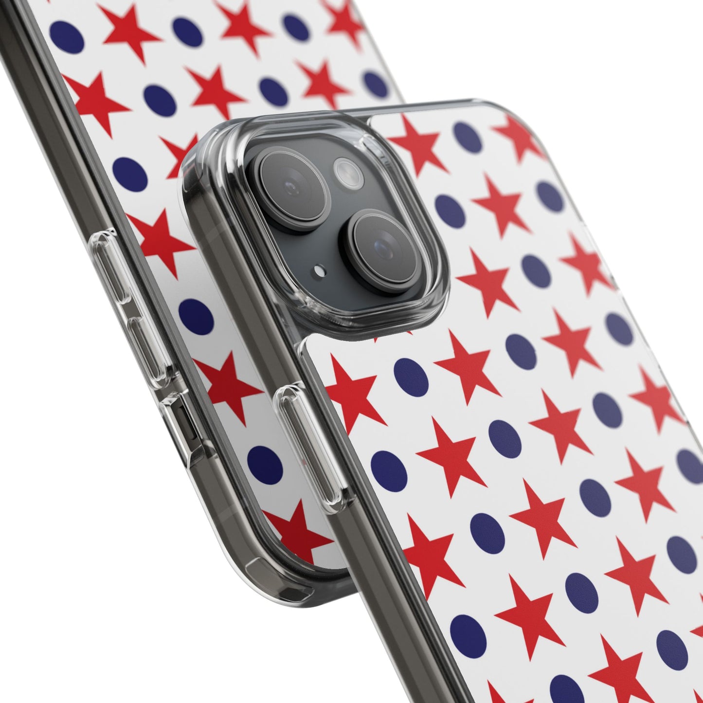 Patriotic Stars and Dots Phone Case