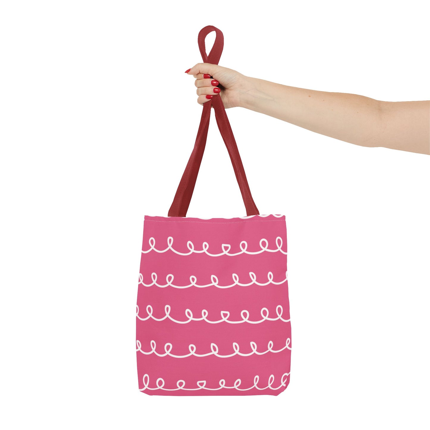 Pink Swirl Tote Bag