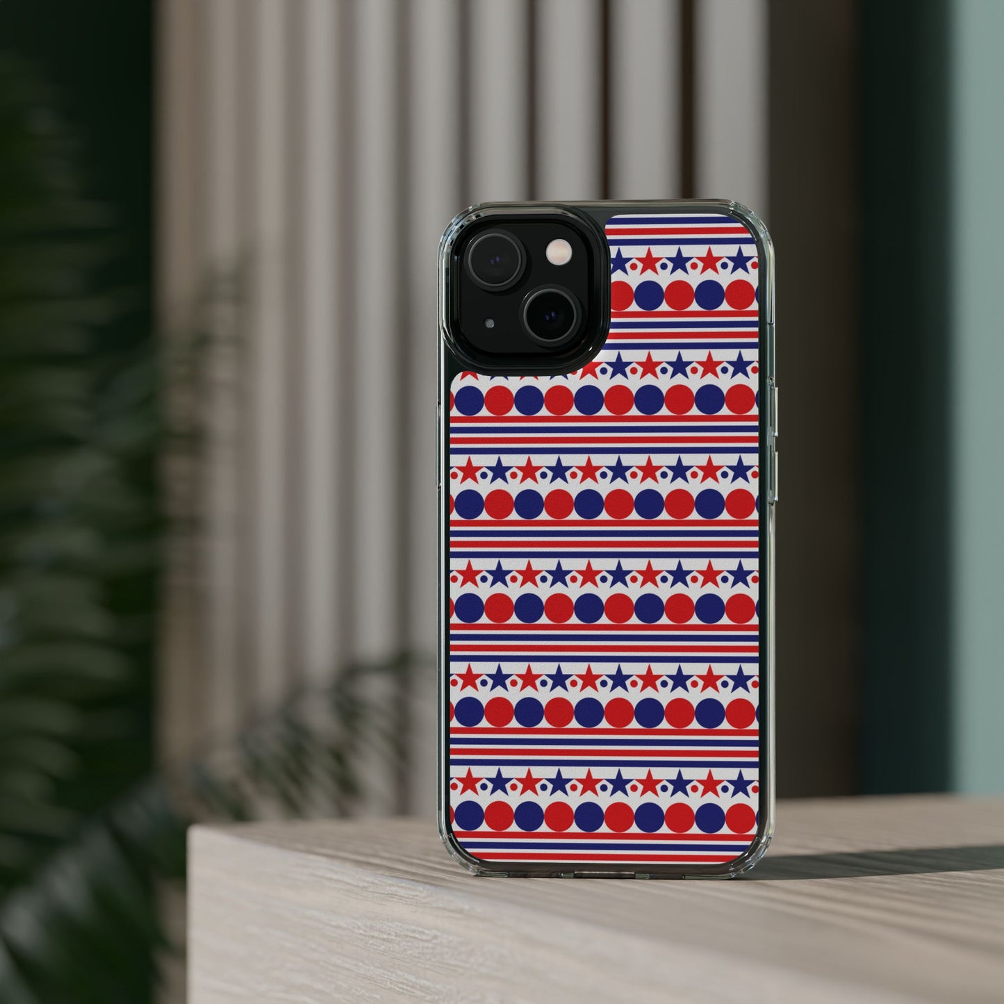 Patriotic Stripes and Stars Phone Case