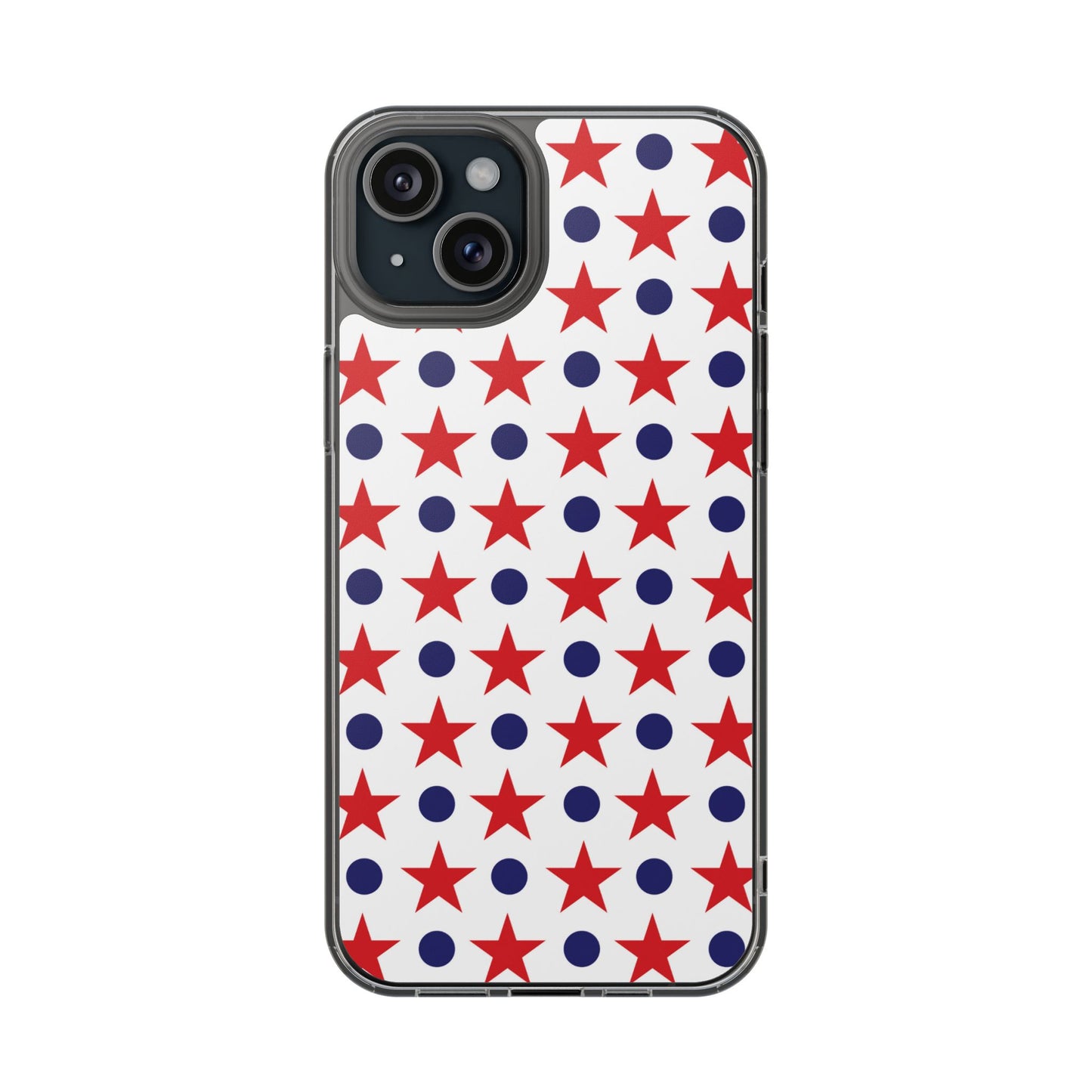 Patriotic Stars and Dots Phone Case