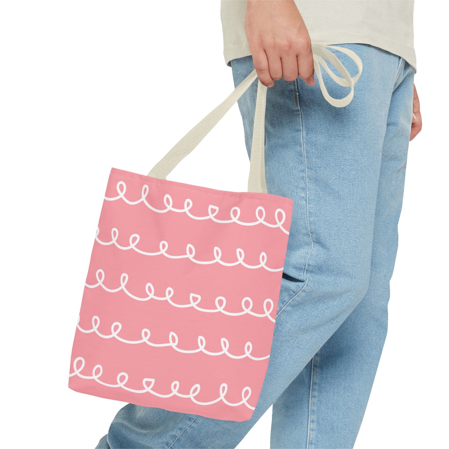 Pink Swirl Delight Tote Bag