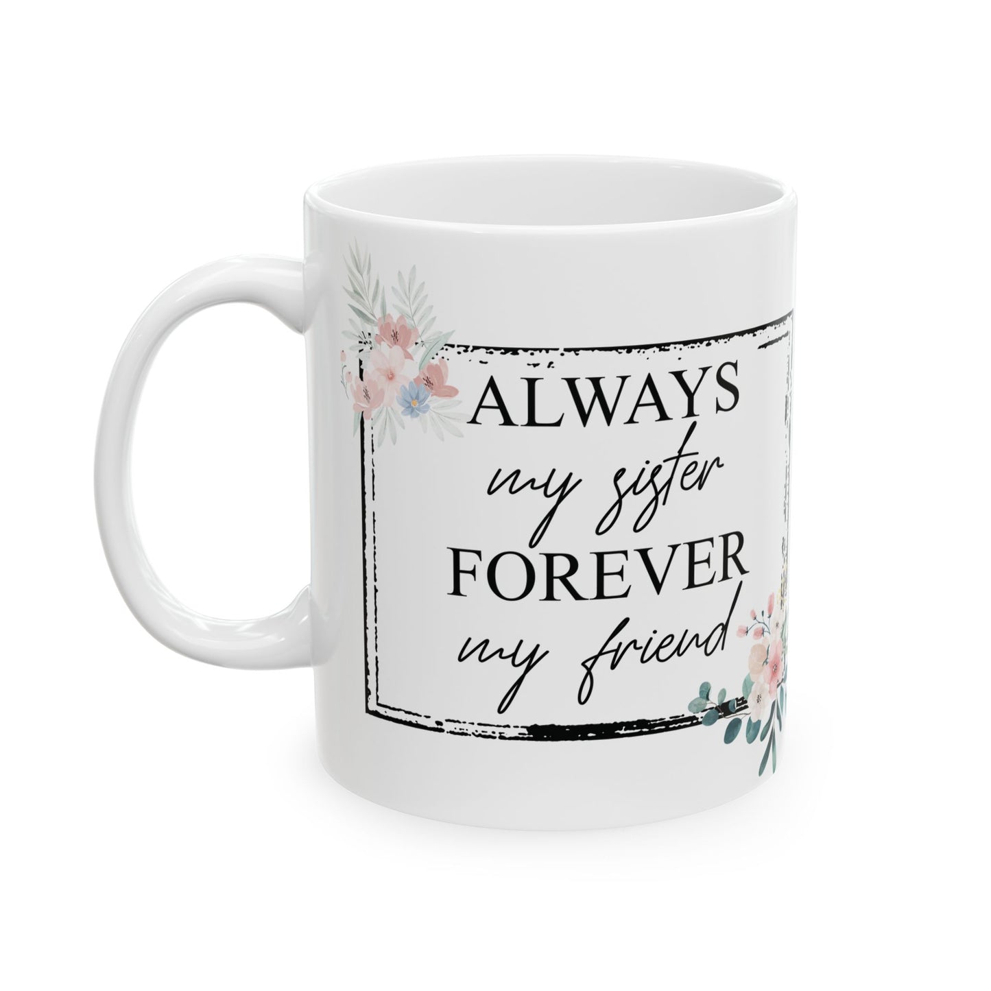 Floral Elegance Ceramic Mug