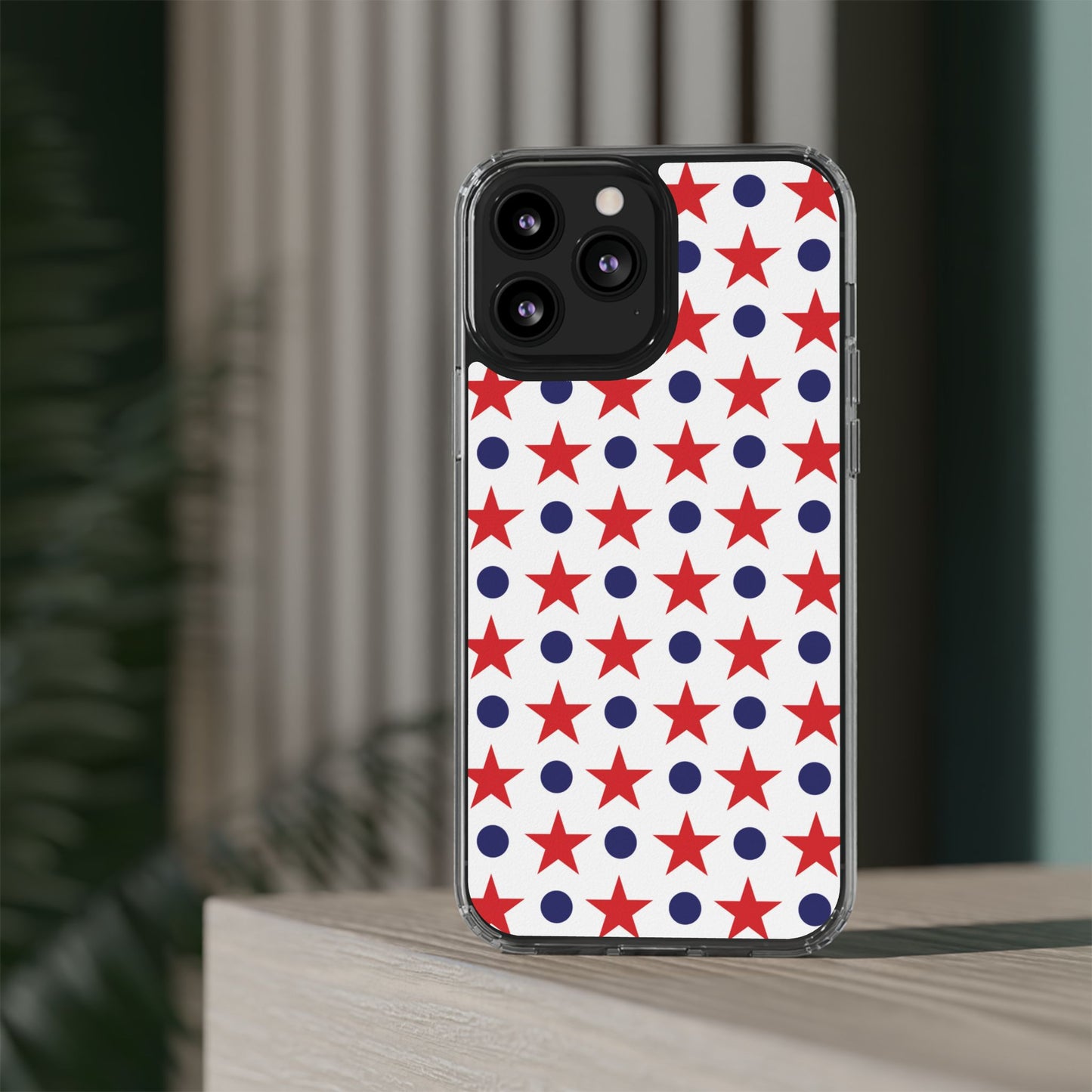 Patriotic Stars and Dots Phone Case