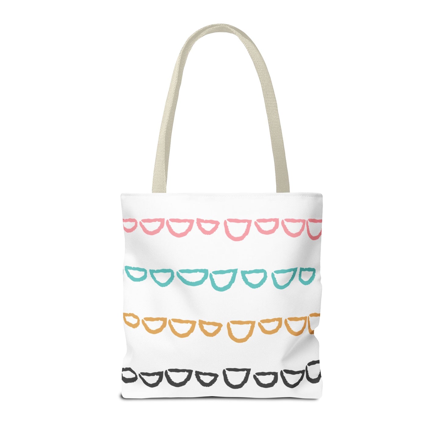 Rainbow Arch Stripes Tote Bag