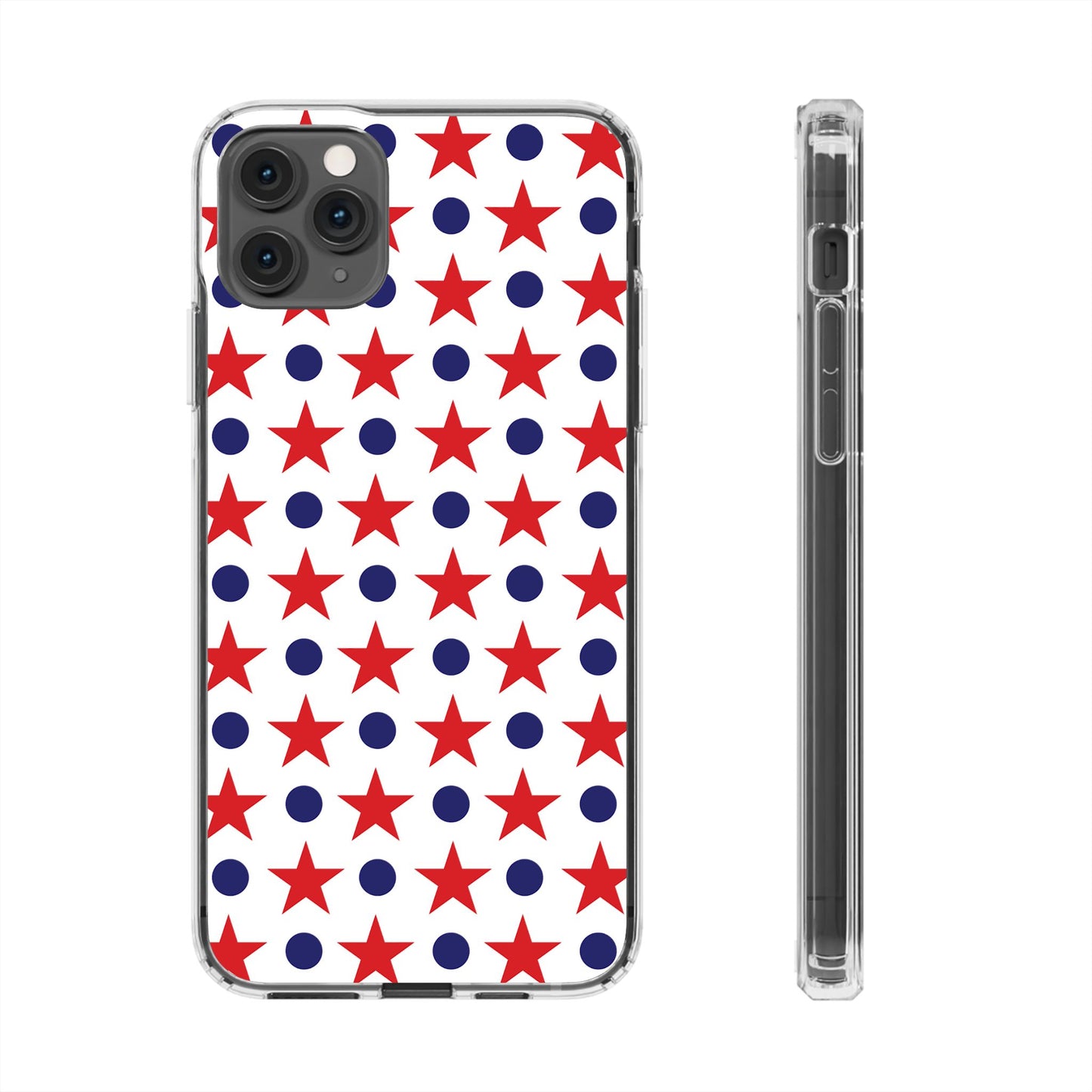 Patriotic Stars and Dots Phone Case