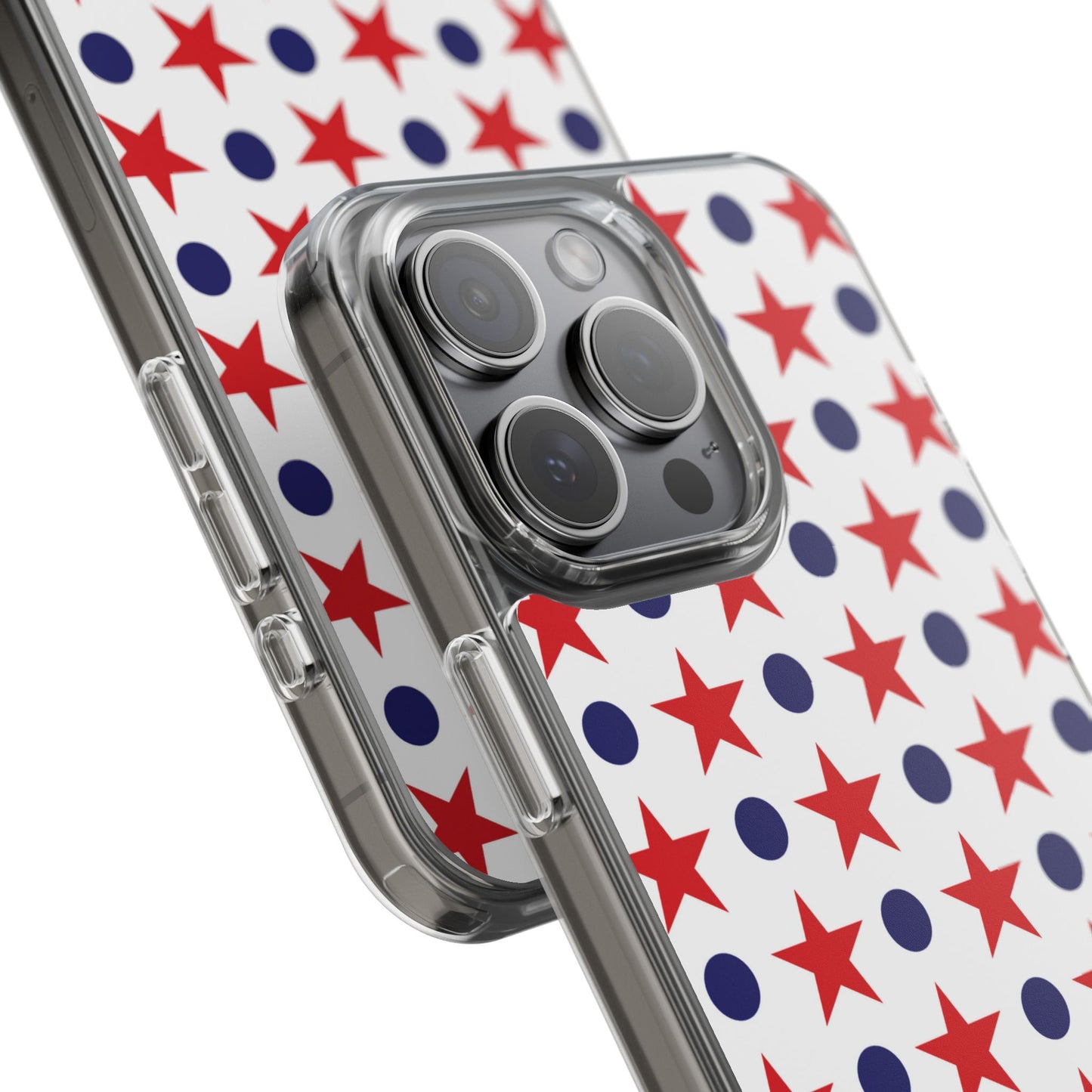 Patriotic Stars and Dots Phone Case