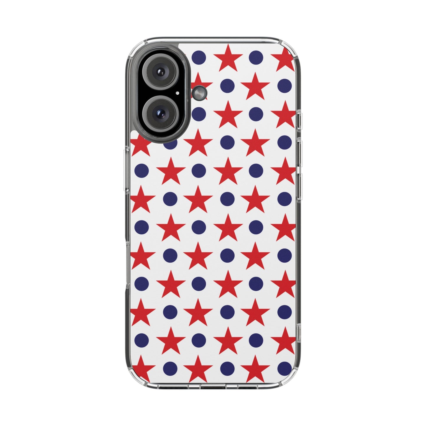 Patriotic Stars and Dots Phone Case