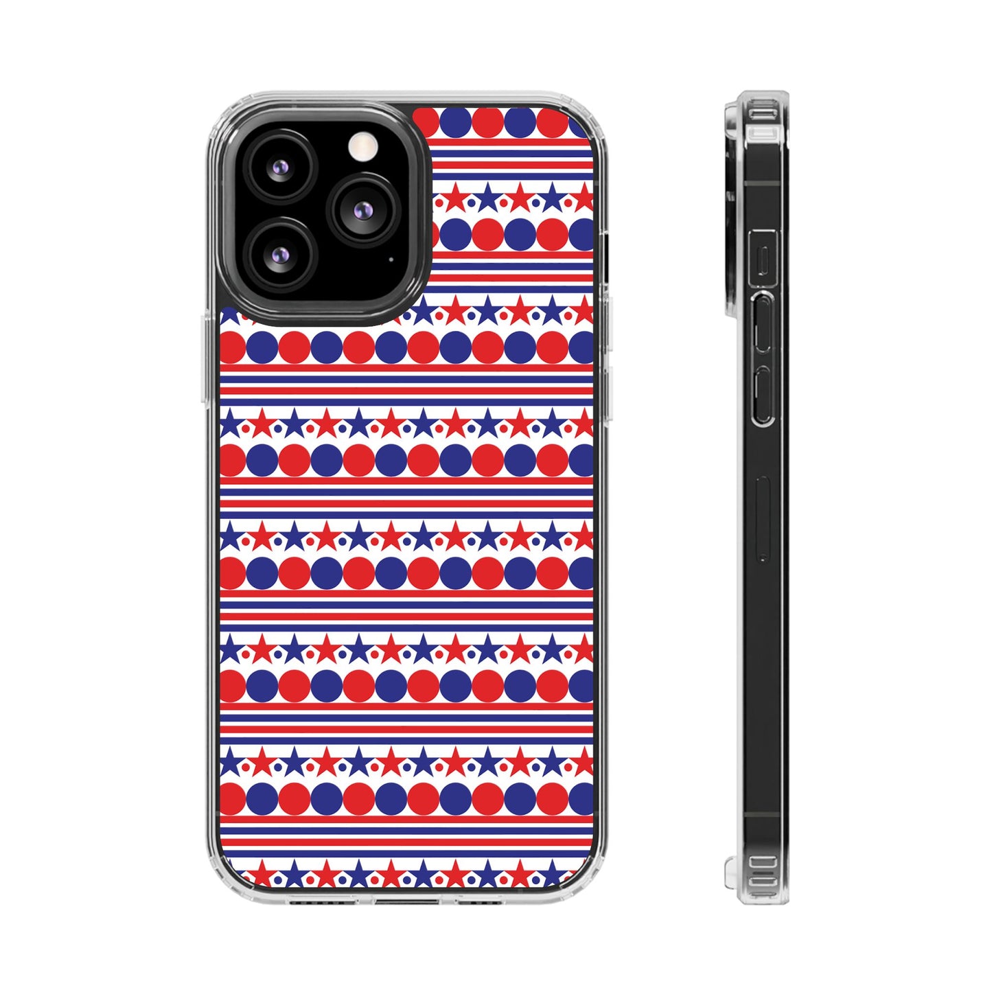 Patriotic Stripes and Stars Phone Case