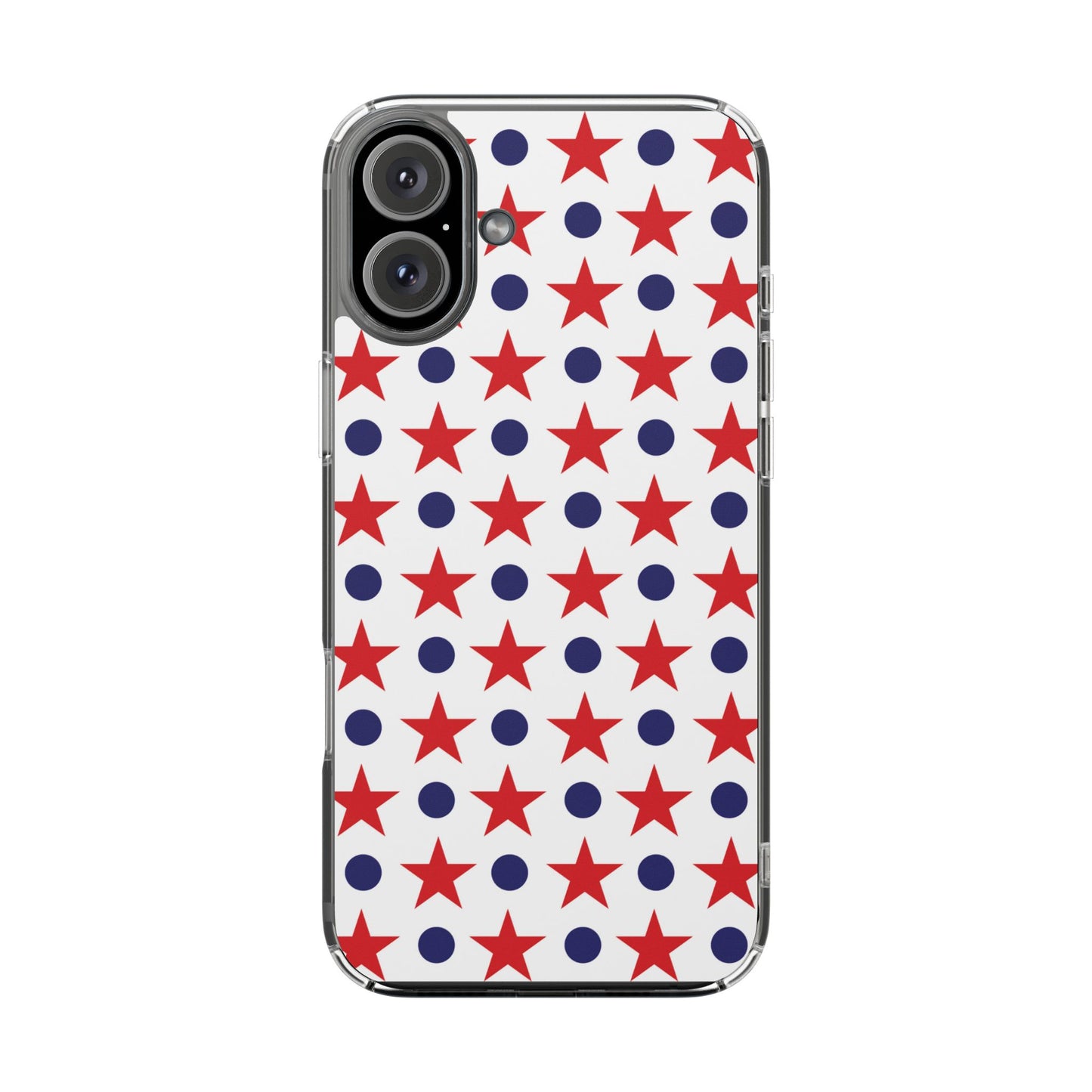 Patriotic Stars and Dots Phone Case