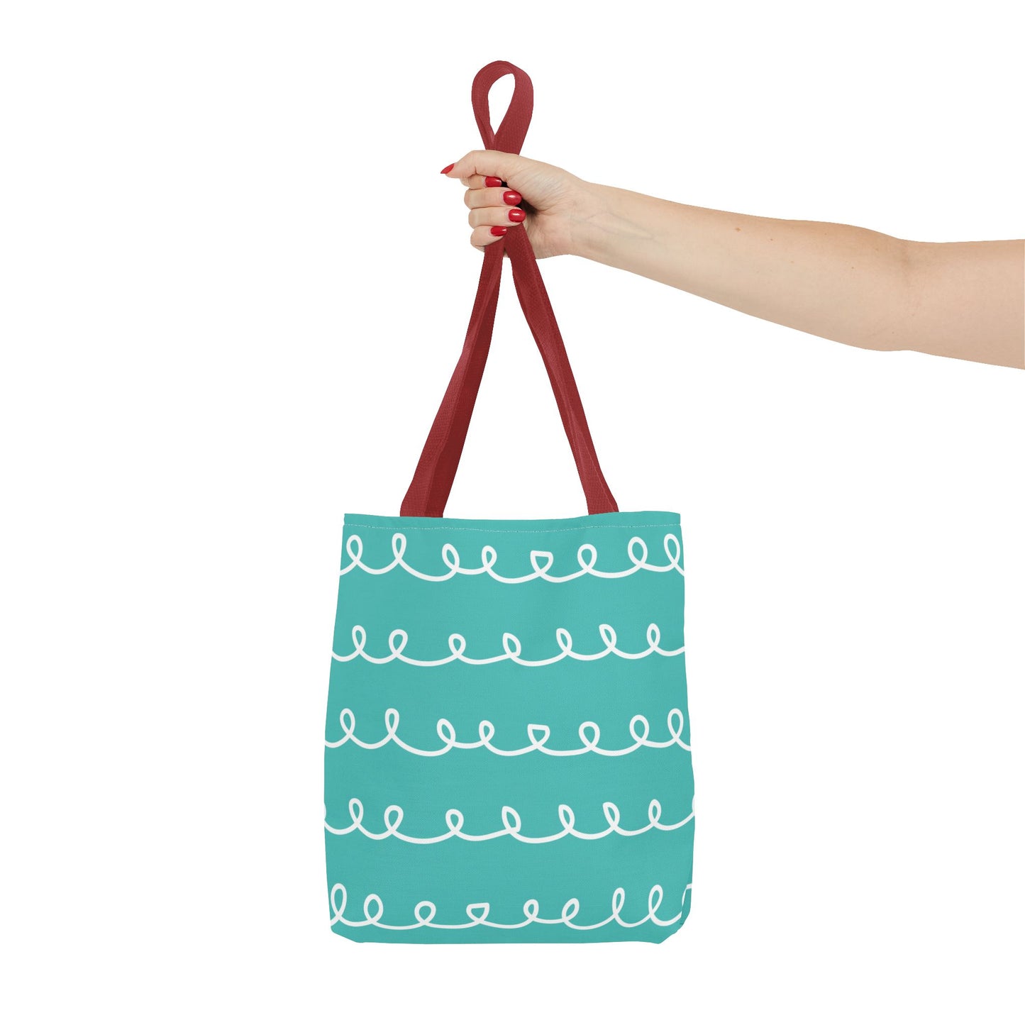 Turquoise Swirl Tote Bag