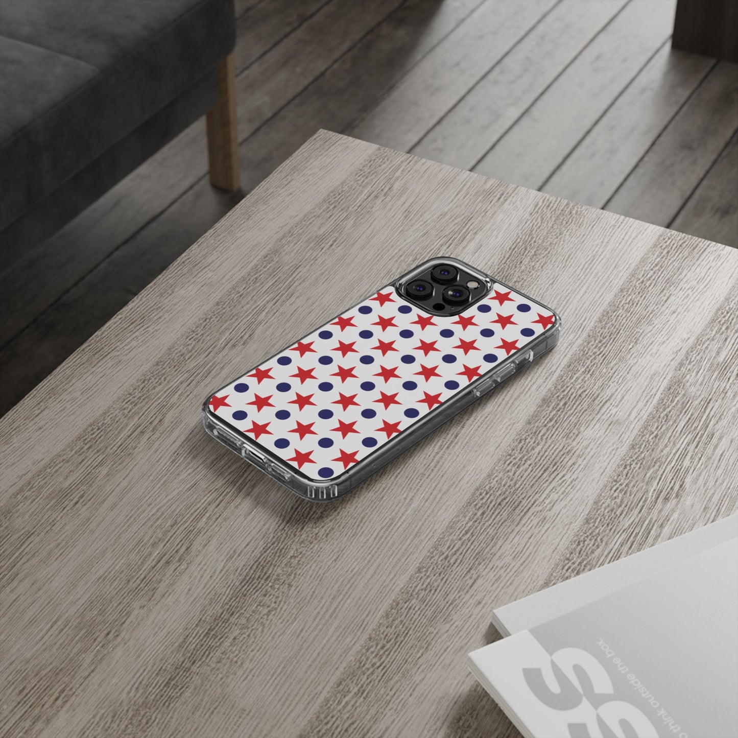 Patriotic Stars and Dots Phone Case