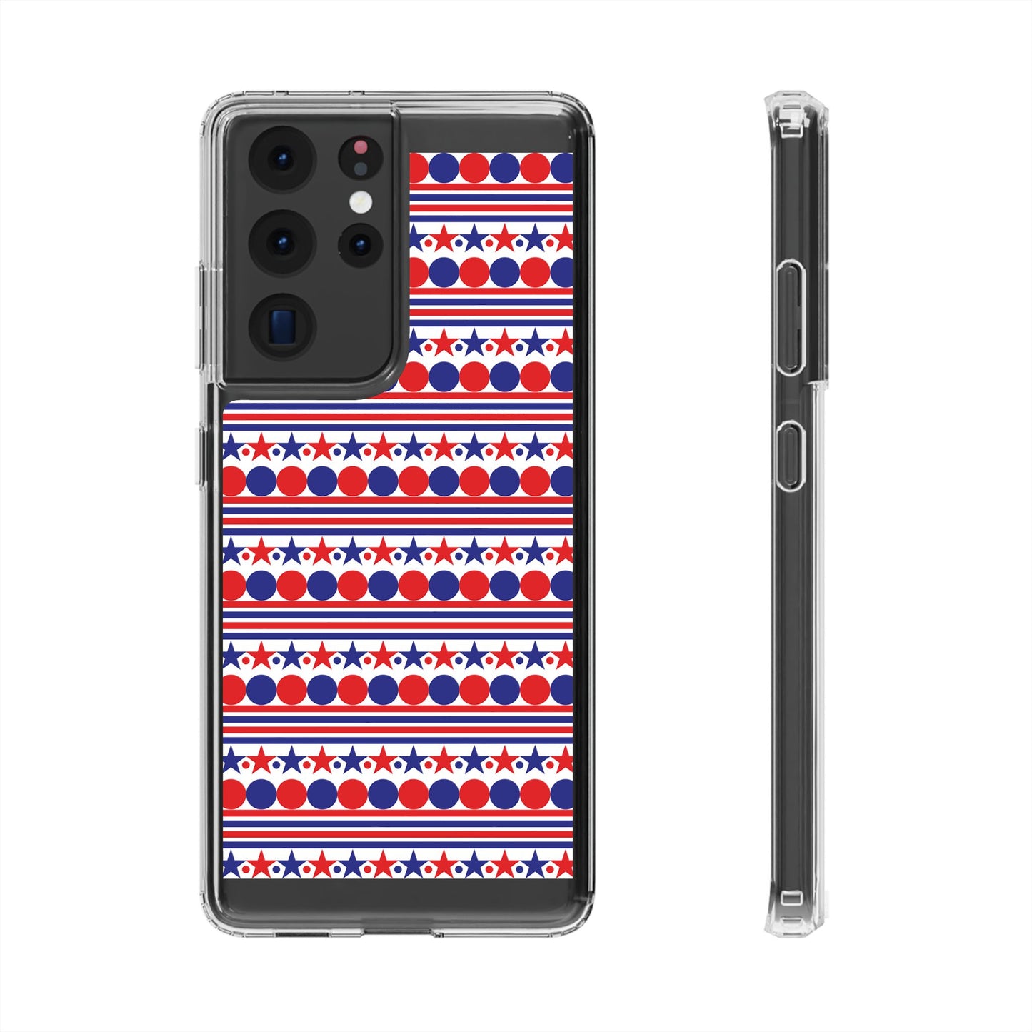 Patriotic Stripes and Stars Phone Case