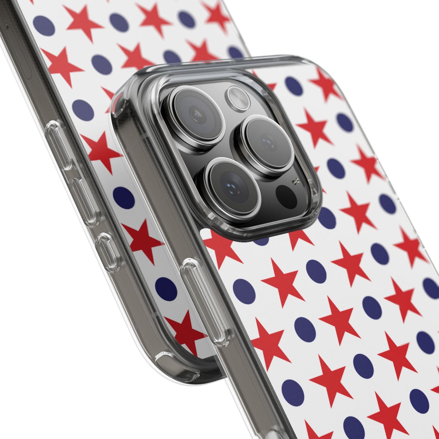 Patriotic Stars and Dots Phone Case