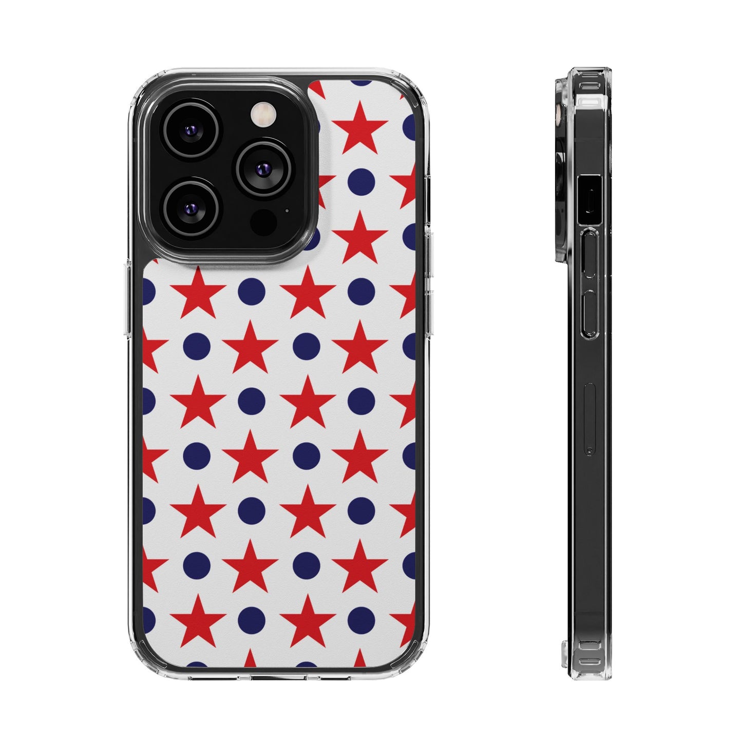 Patriotic Stars and Dots Phone Case