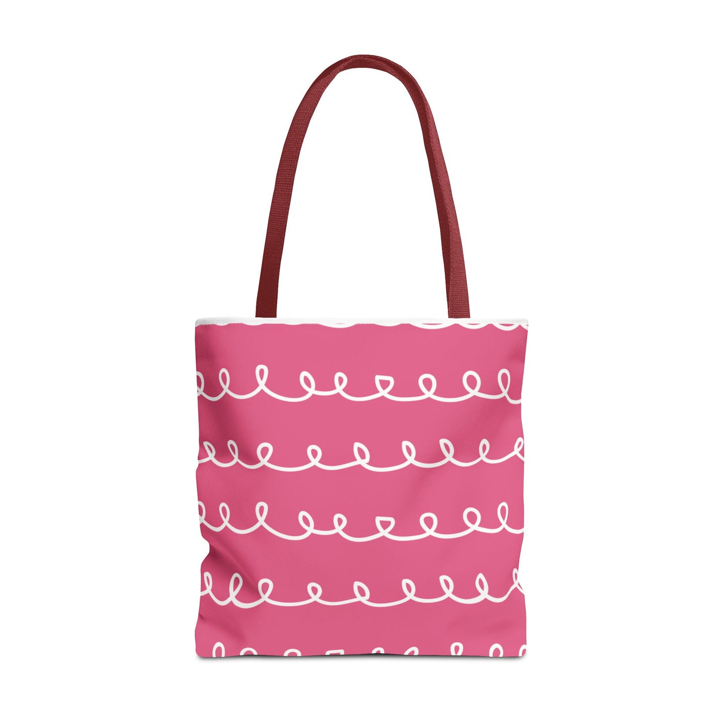 Pink Swirl Tote Bag