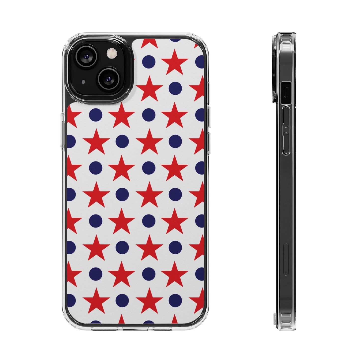 Patriotic Stars and Dots Phone Case