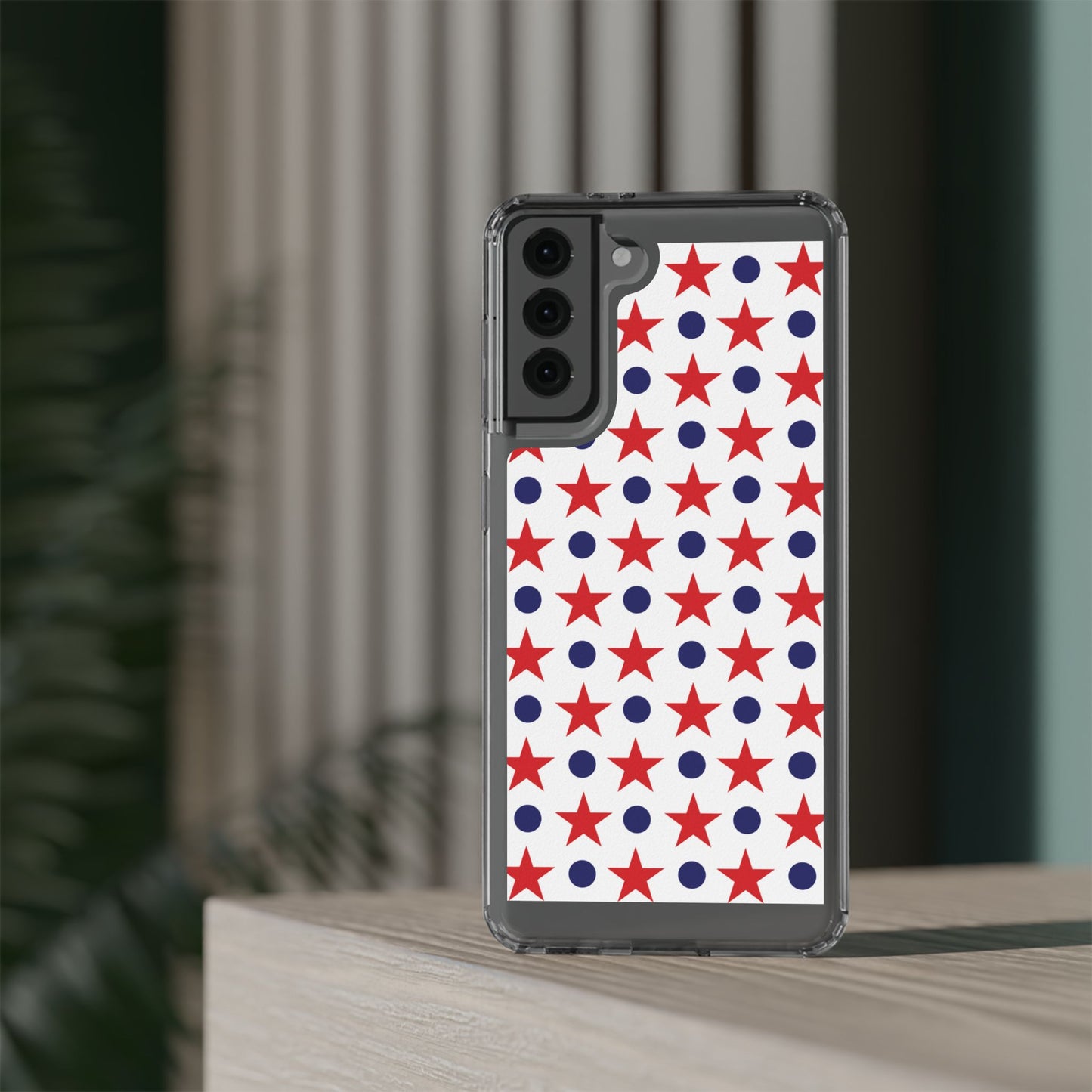 Patriotic Stars and Dots Phone Case