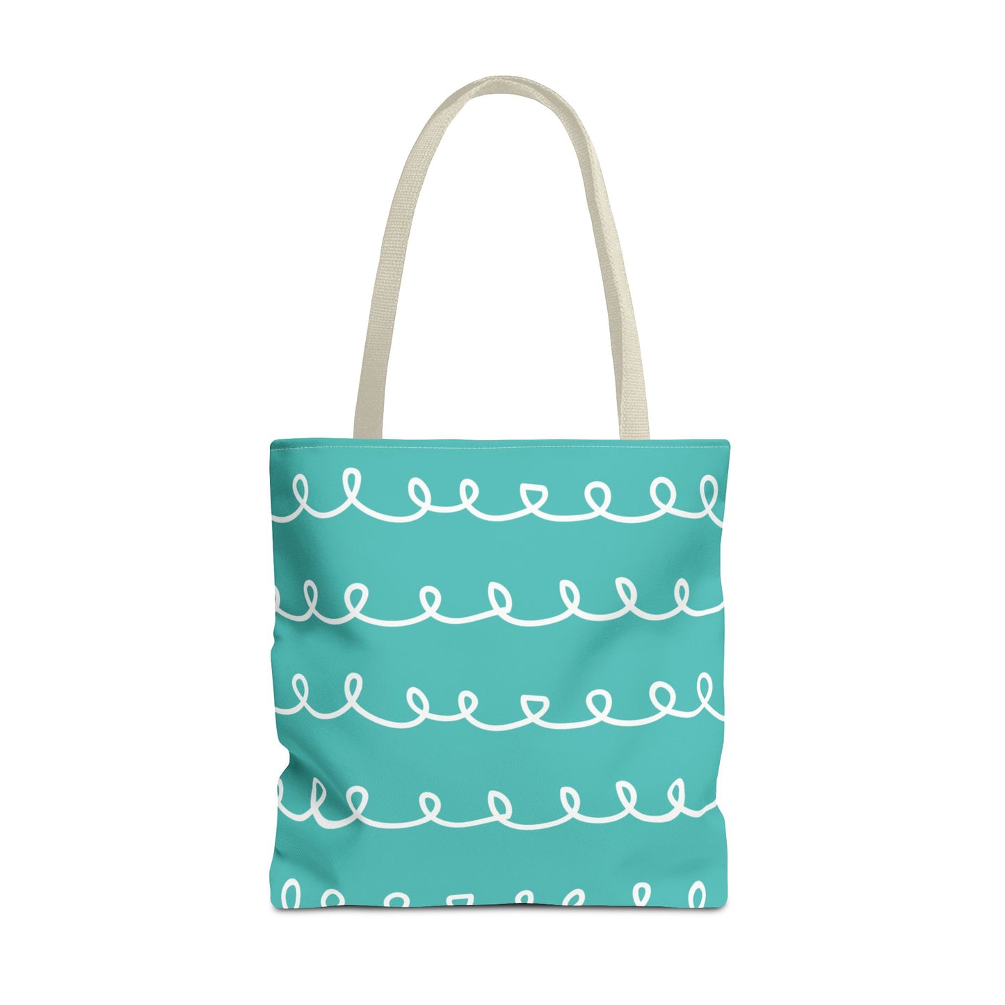 Turquoise Swirl Tote Bag