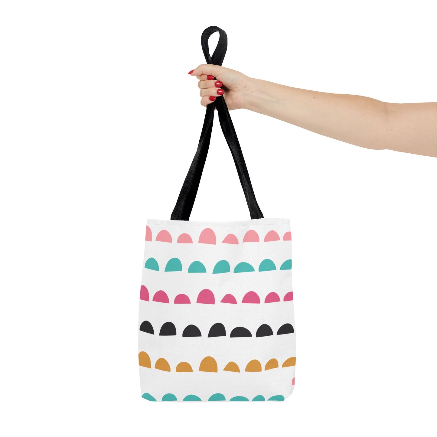 Colorful Arched Dots Tote Bag