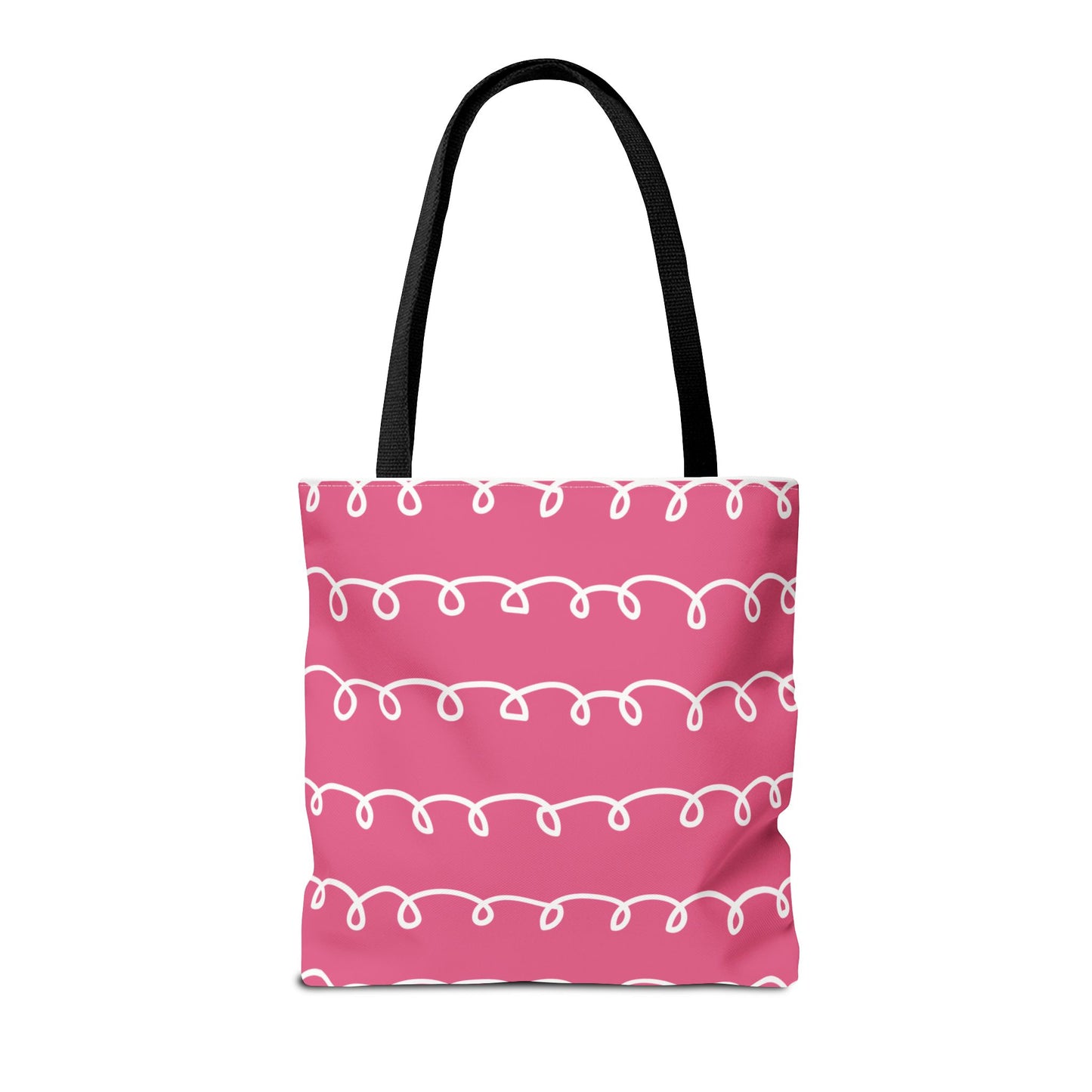 Pink Swirl Tote Bag