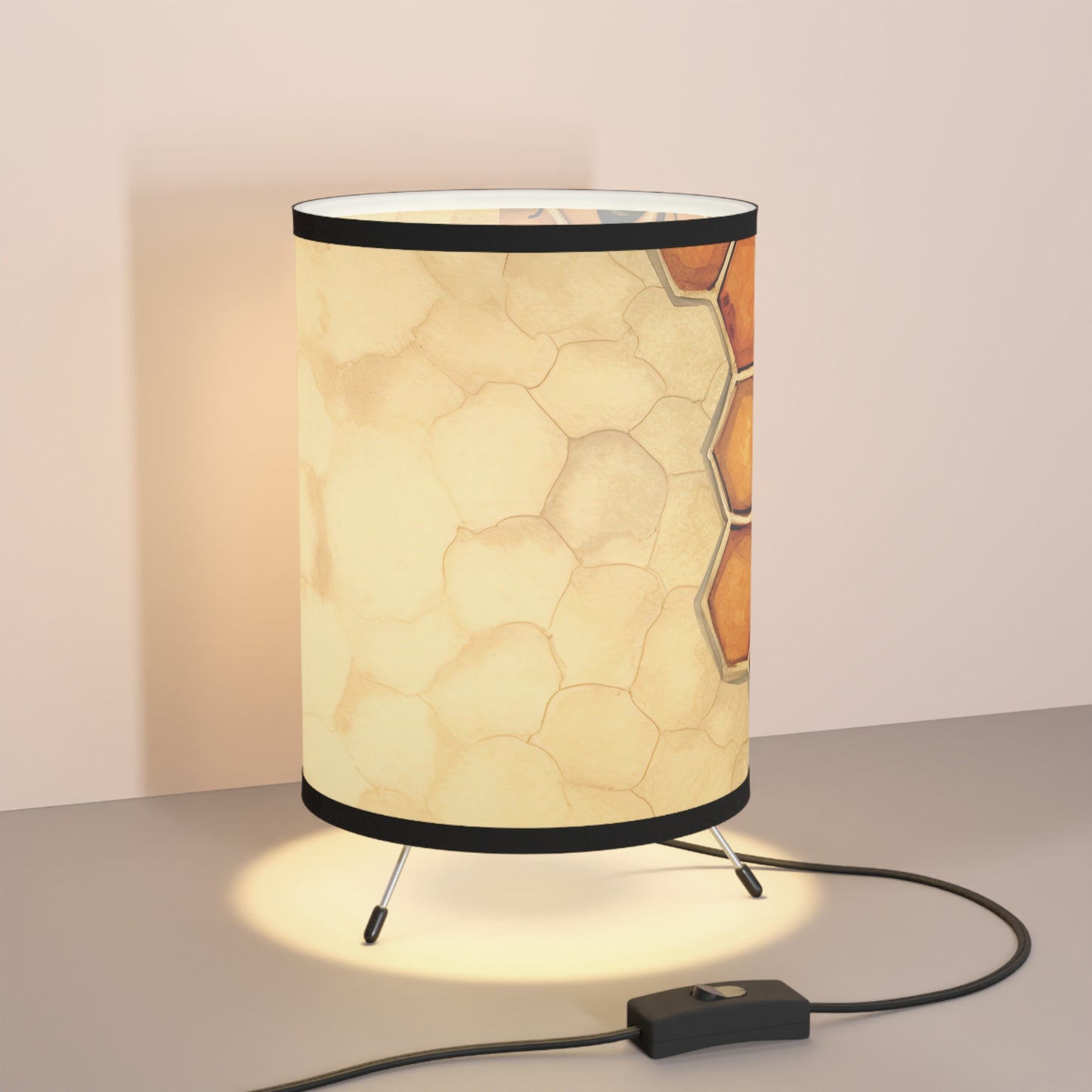 Honeycomb Tripod Lamp