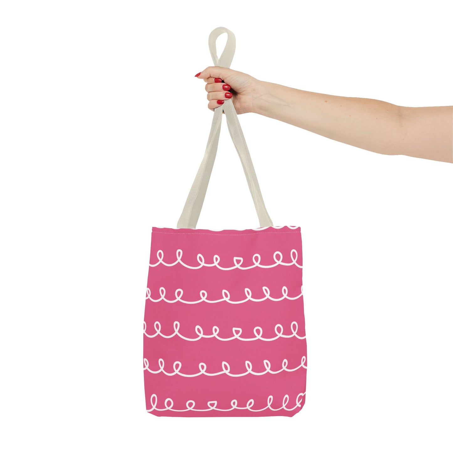 Pink Swirl Tote Bag