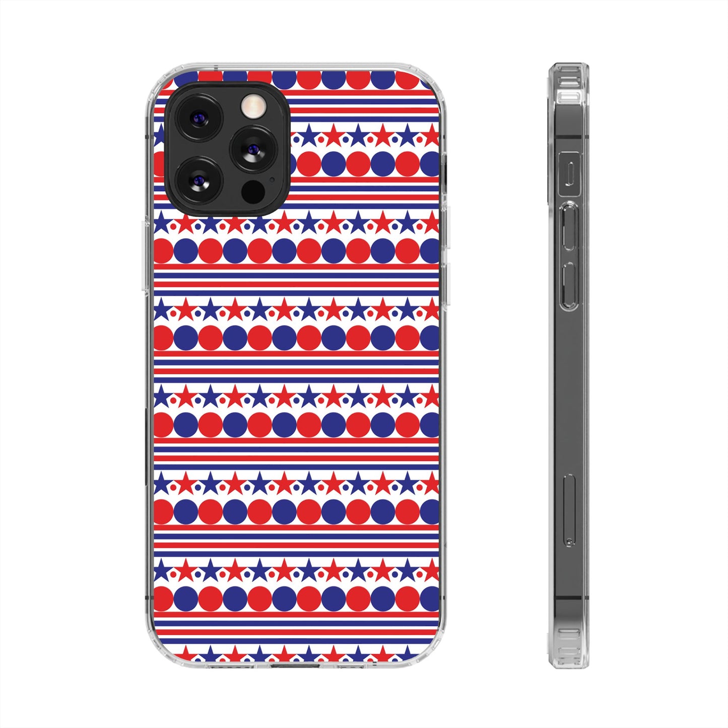 Patriotic Stripes and Stars Phone Case