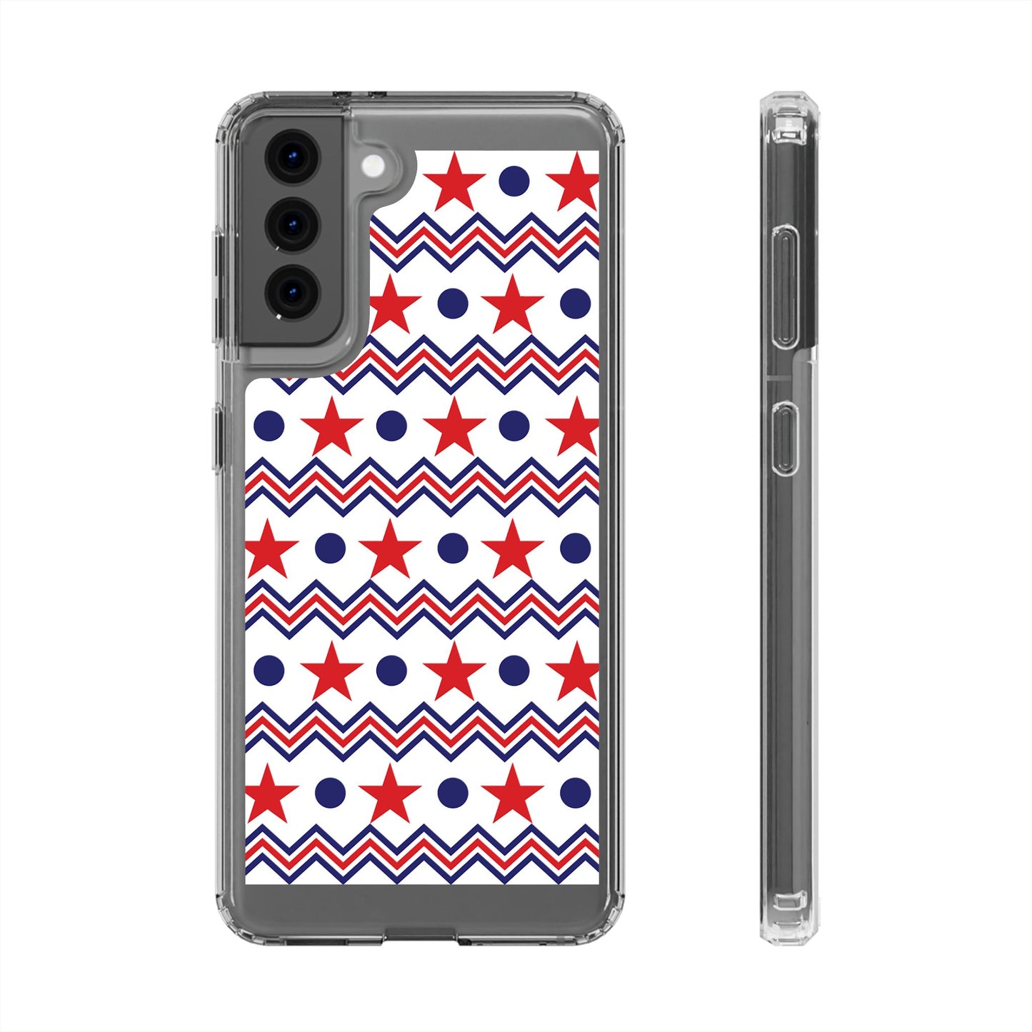 Patriotic Chevron Stars Phone Case