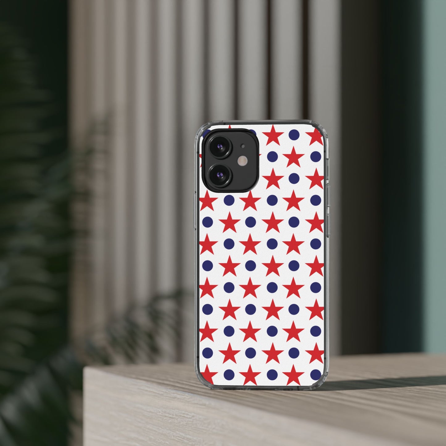 Patriotic Stars and Dots Phone Case