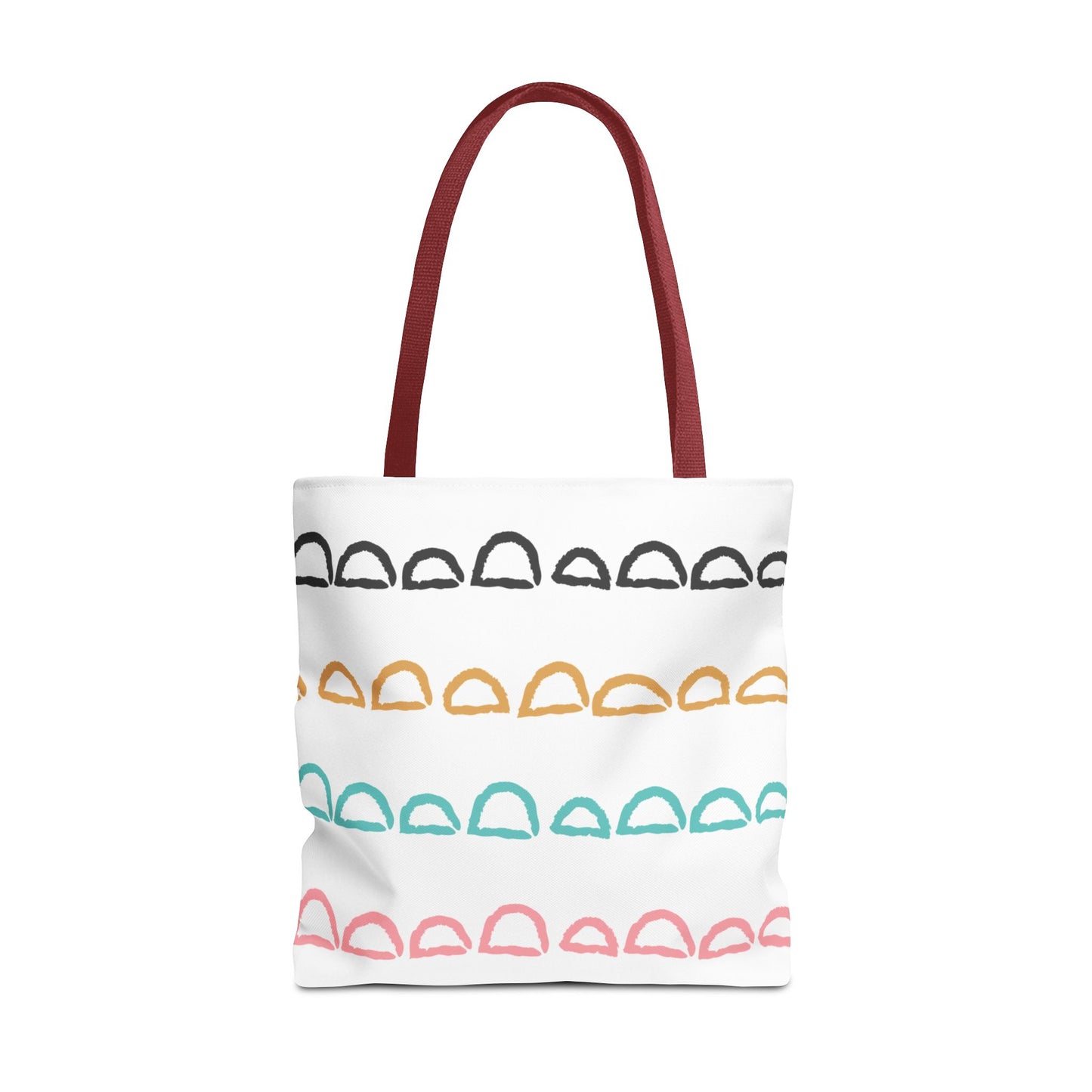 Rainbow Arch Stripes Tote Bag