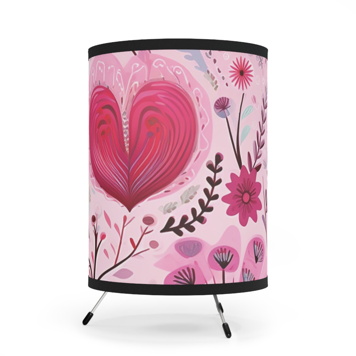 Romantic Blooms Tripod Lamp