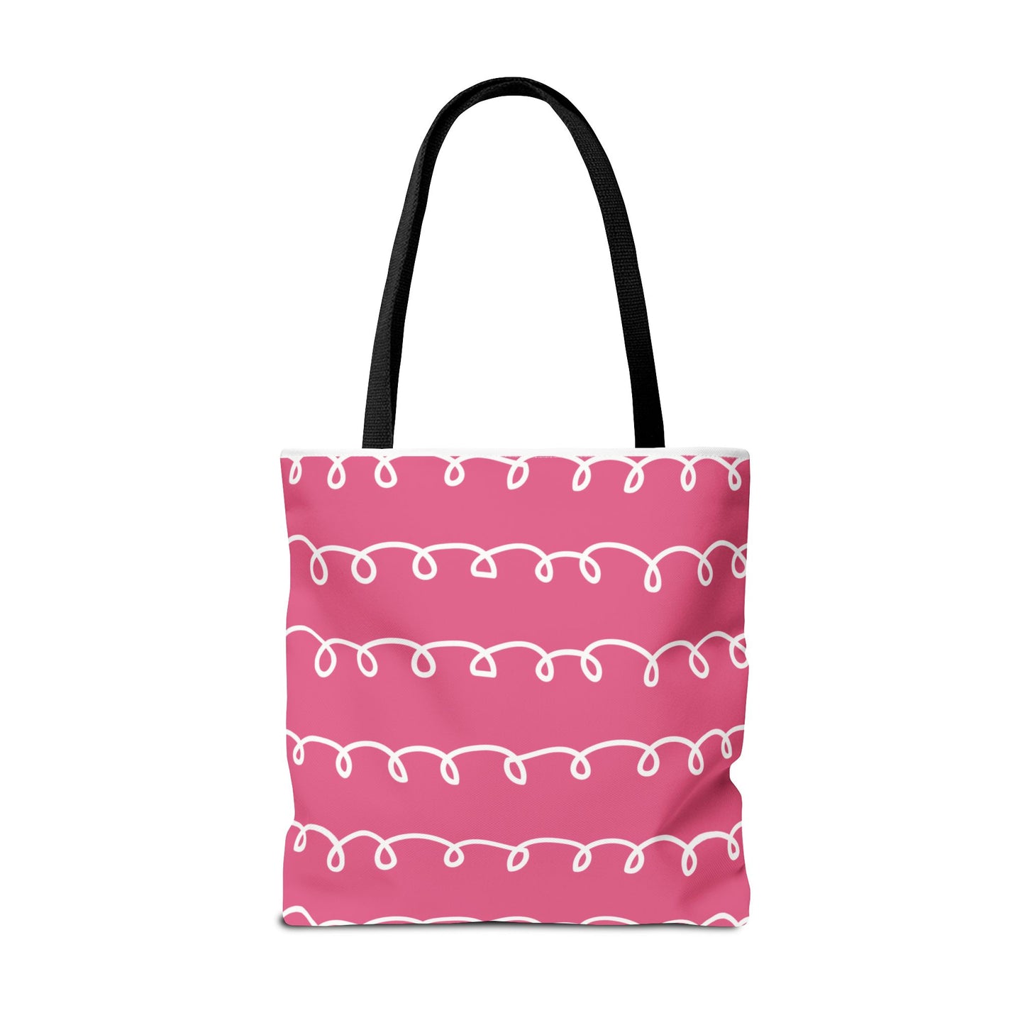 Pink Swirl Tote Bag