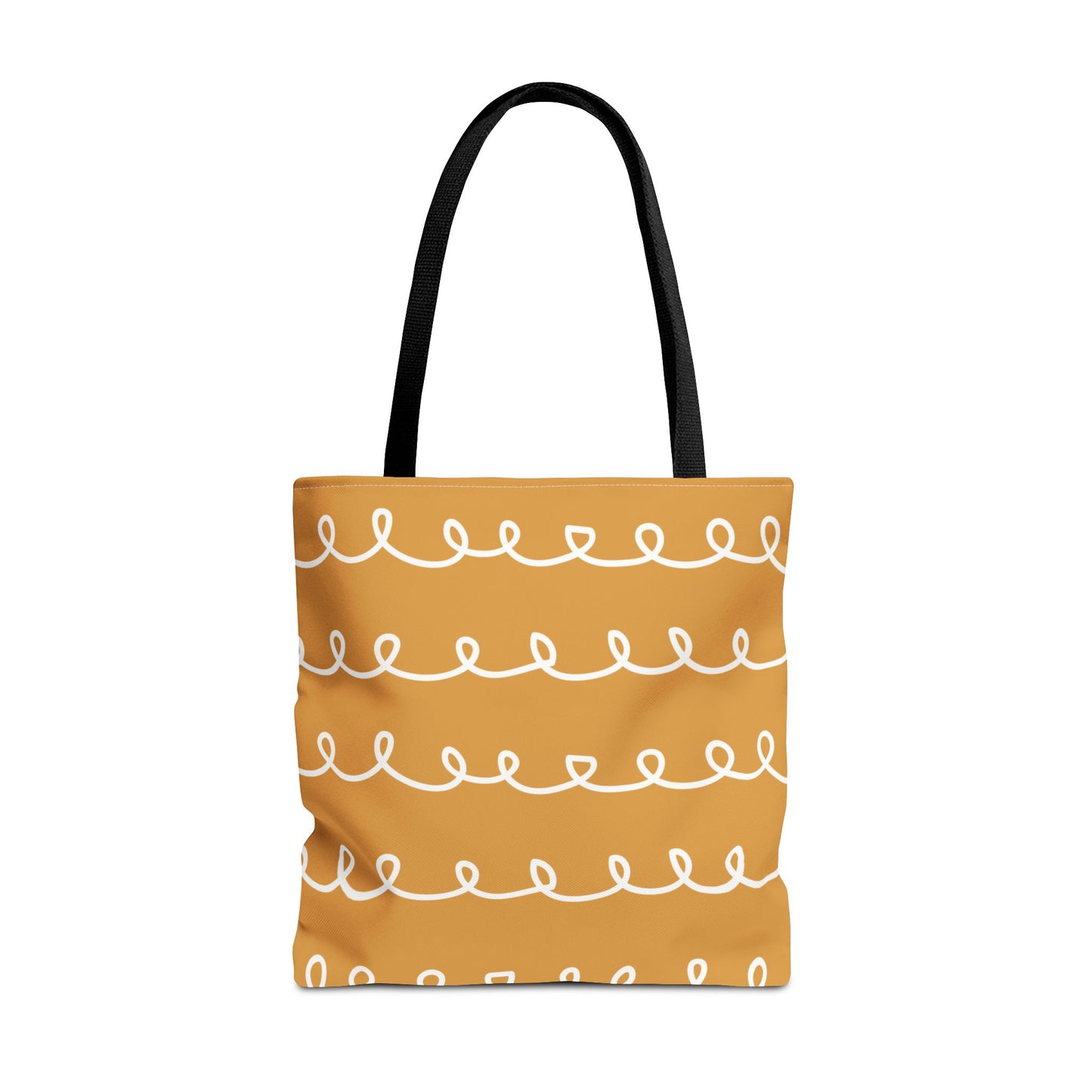 Golden Swirl Tote Bag