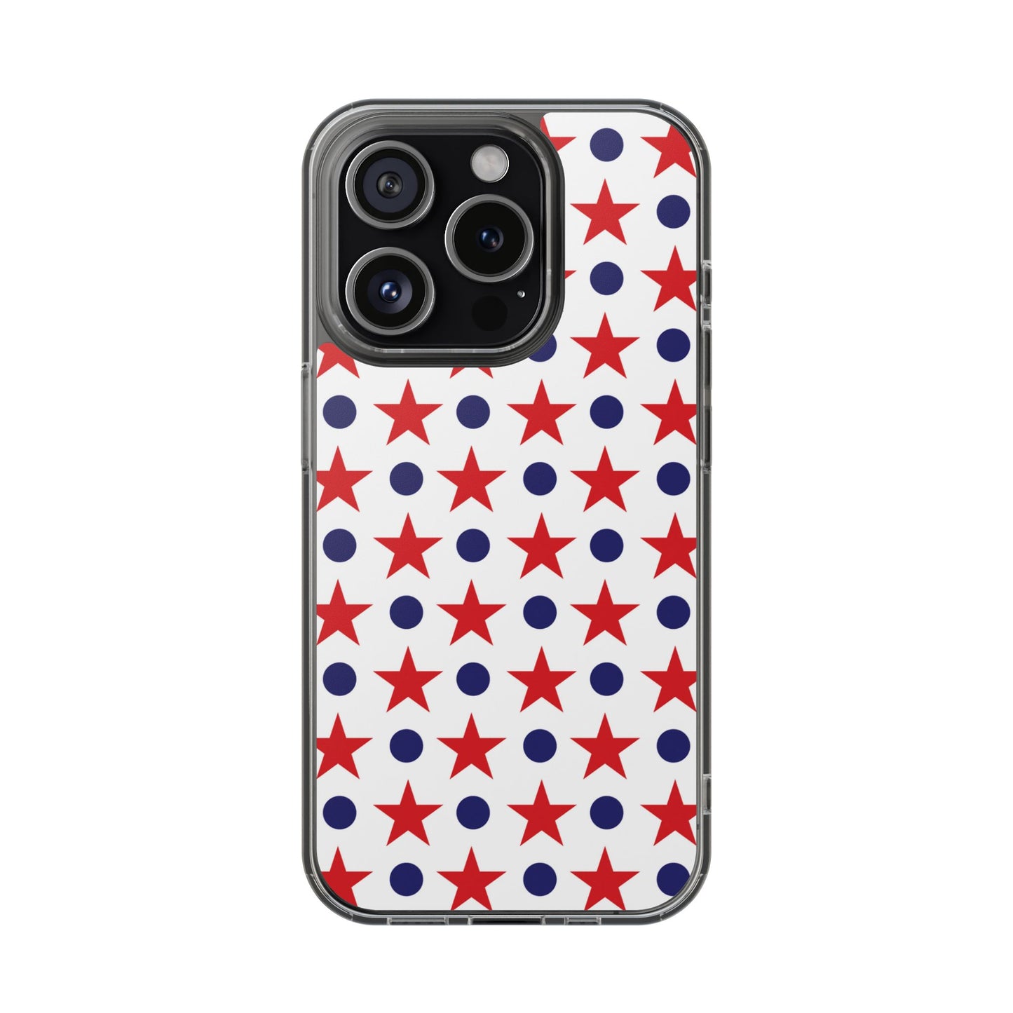 Patriotic Stars and Dots Phone Case