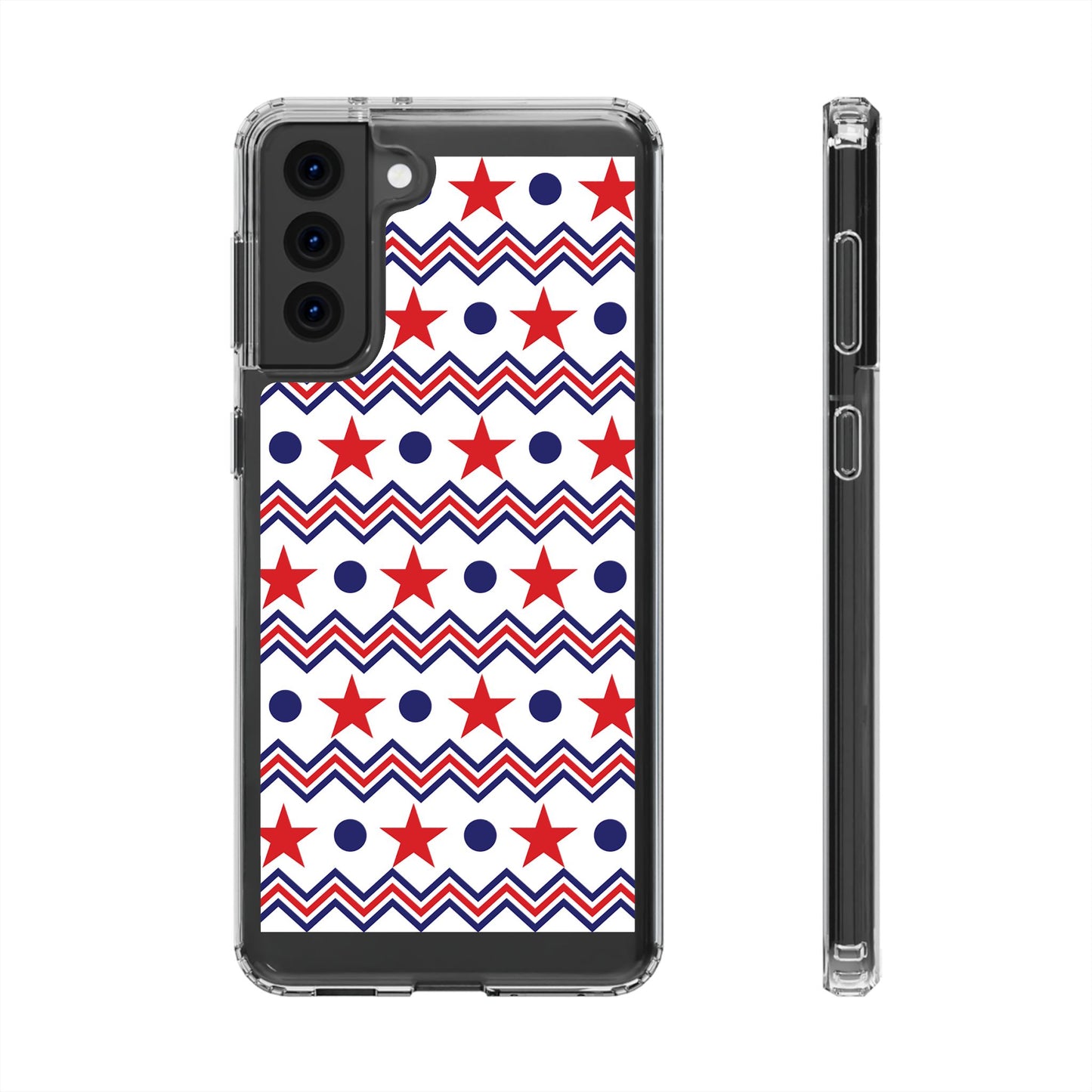 Patriotic Chevron Stars Phone Case