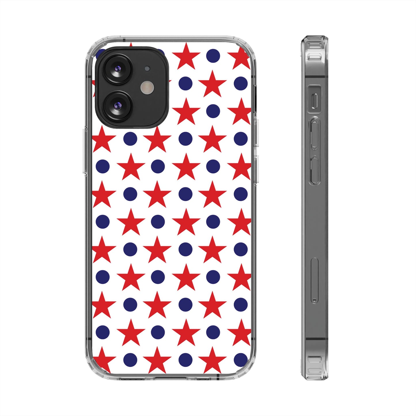 Patriotic Stars and Dots Phone Case